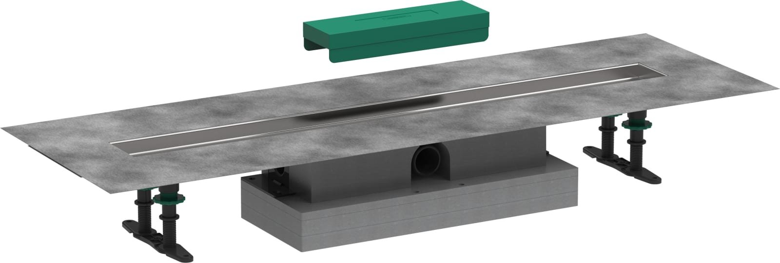 Hansgrohe uBox universal compl.set vlakke installatie - 800 te betegelen