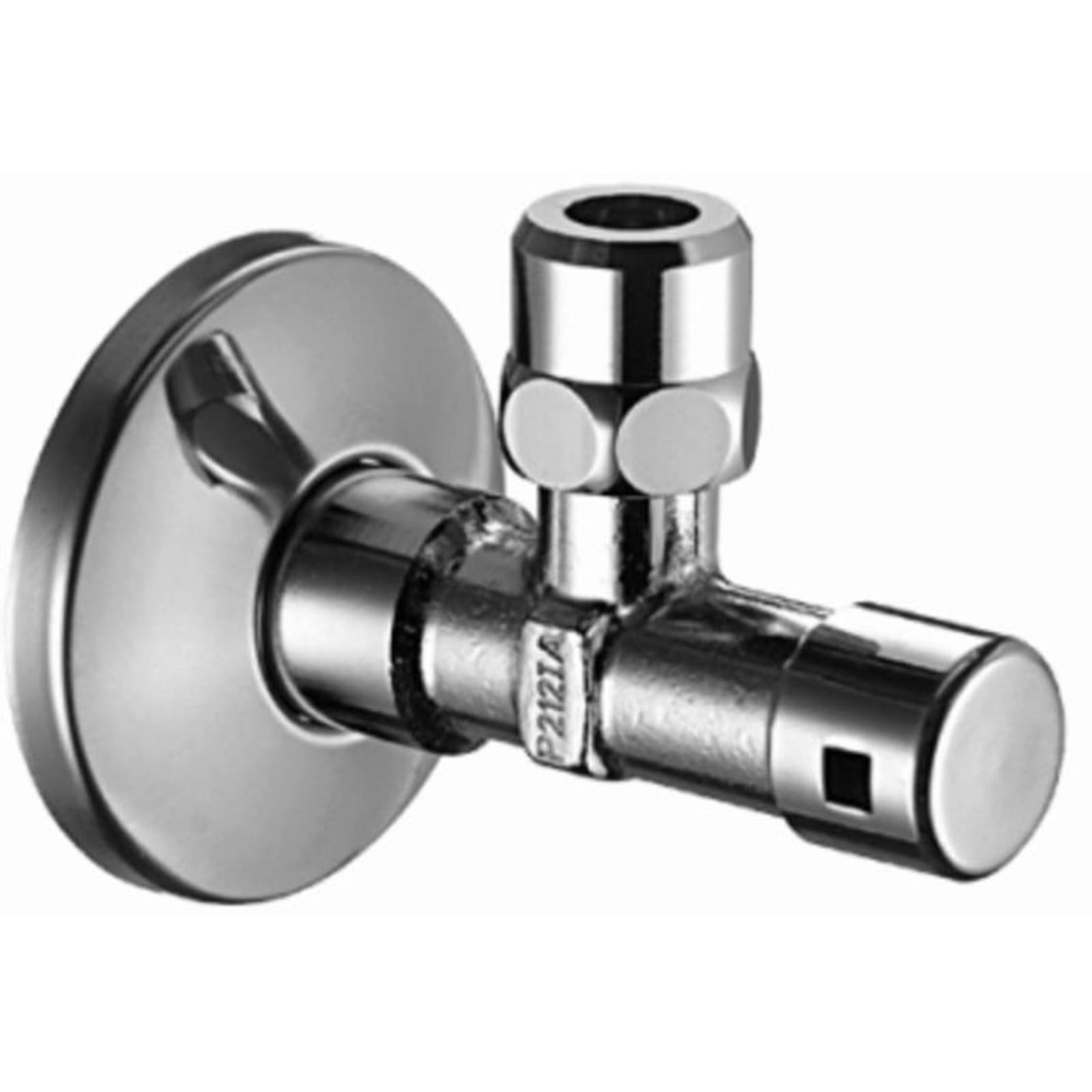 Schell wastafelhoekstopkraan m/kap 3/8" x10mm lang chroom