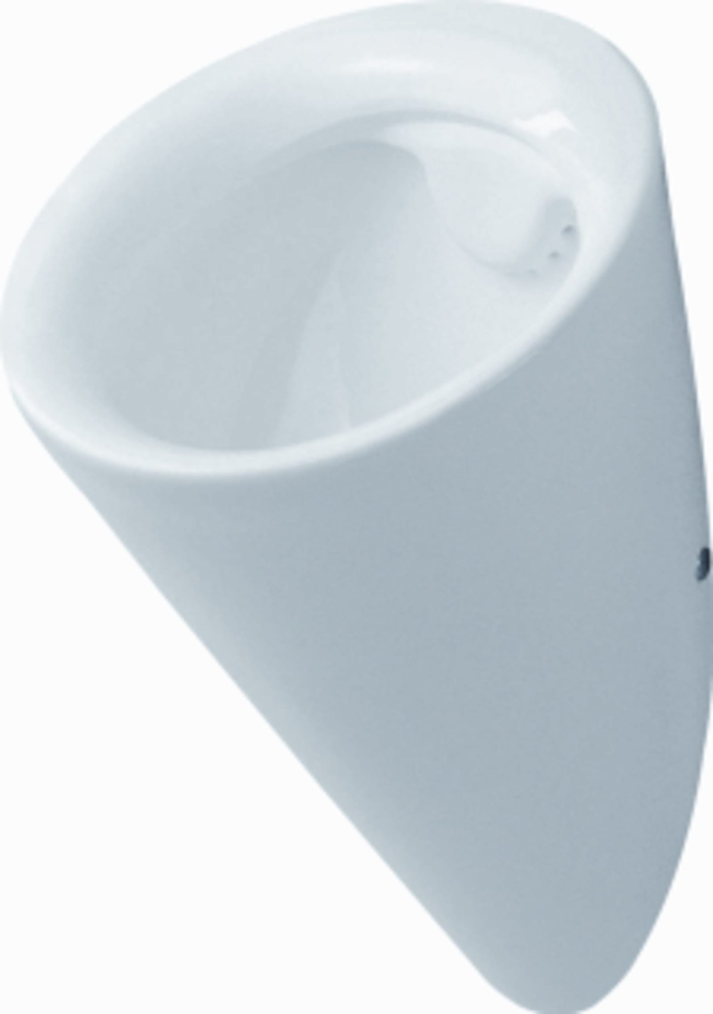 Duravit Strack 1 keramisch urinoir. Afmeting: 515x320x285mm. Inlaat: achter, uitlaat: verdekt, wit