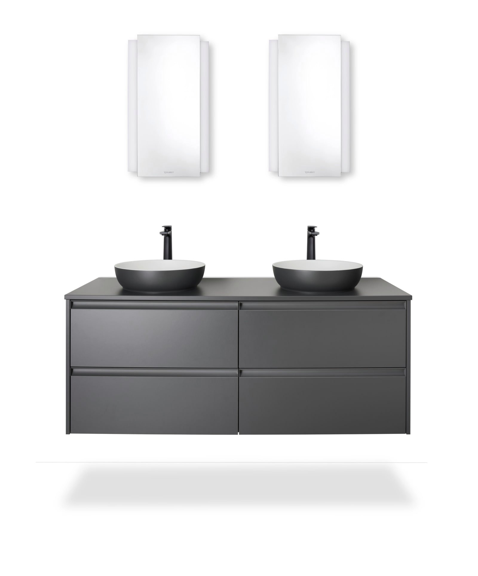 Duravit Ketho.2 Spiegel, Wit Mat, lichtzones, vierkant, sensorschakelaar, dimfunctie: geïntegreerd, IP44 – K27070000000000
