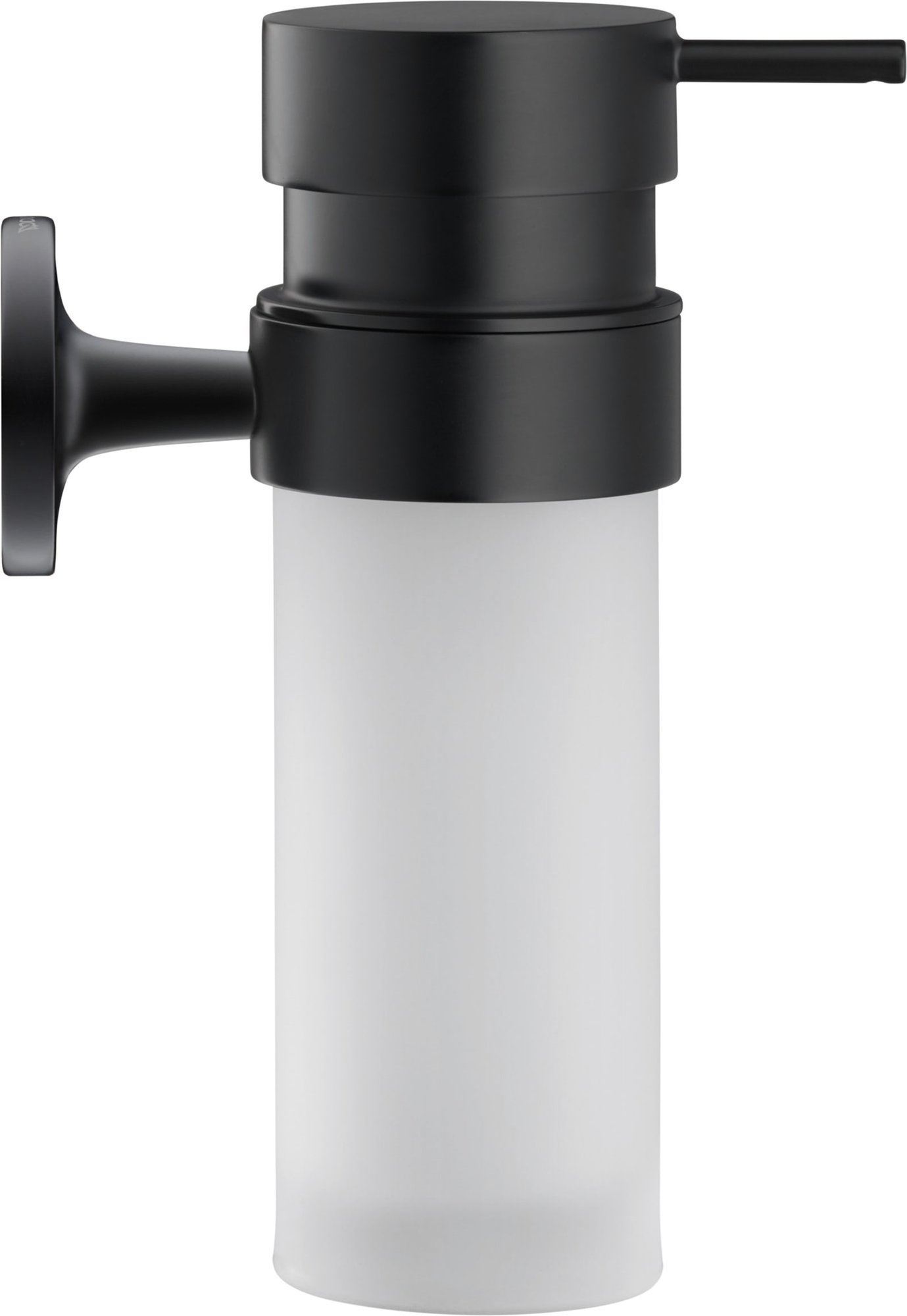 Duravit Starck T Zeepdispenser, Zwart Mat, 126x60x176 mm