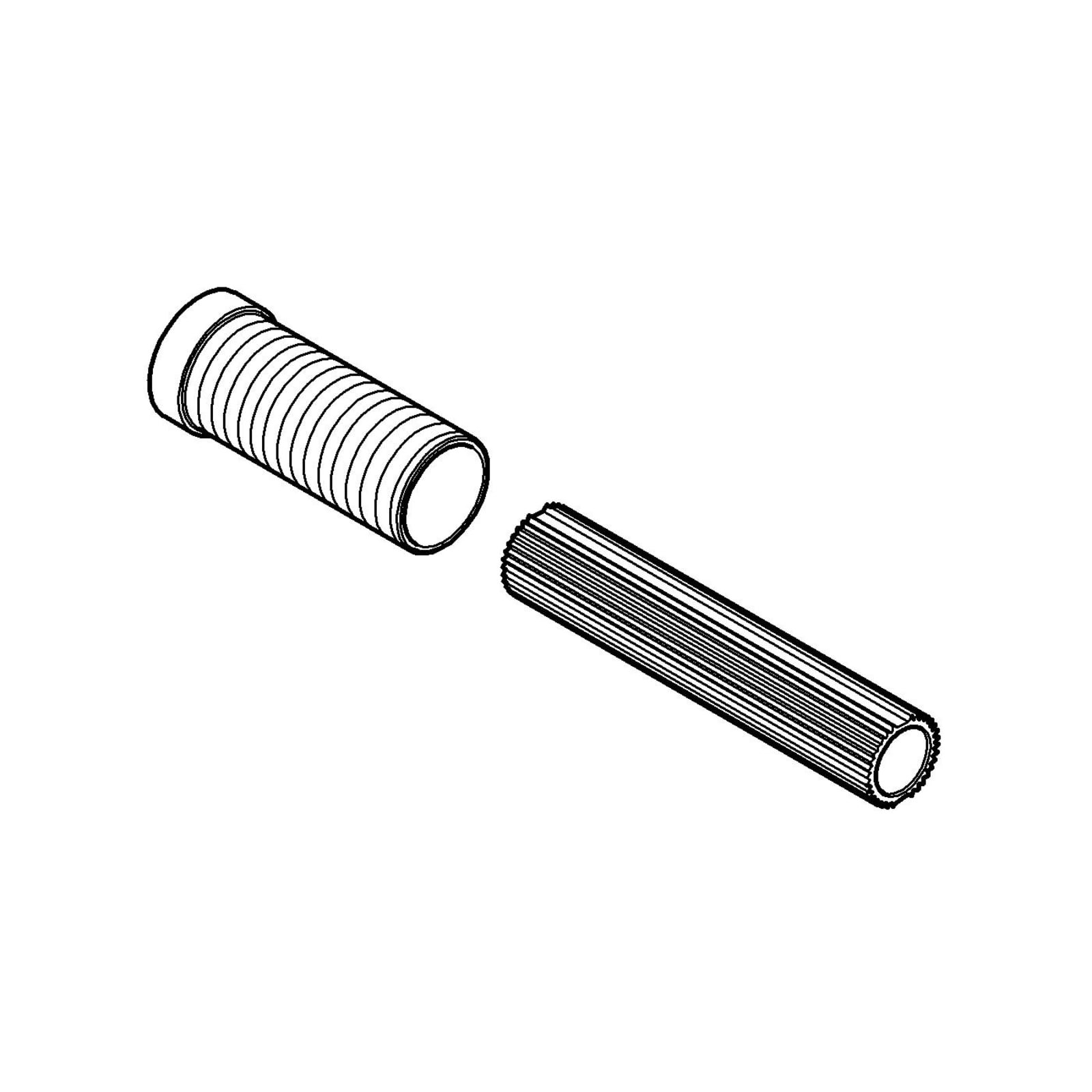 Grohe onderdelen sanitaire kranen, Spindelverlenging (1000174301)