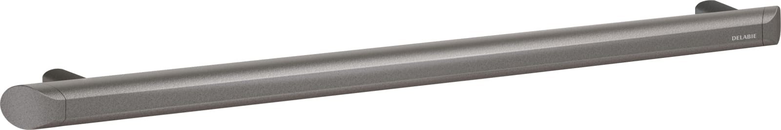 Delabie rechte Be-Line greep Ø35 L.600 aluminium antraciet grijs