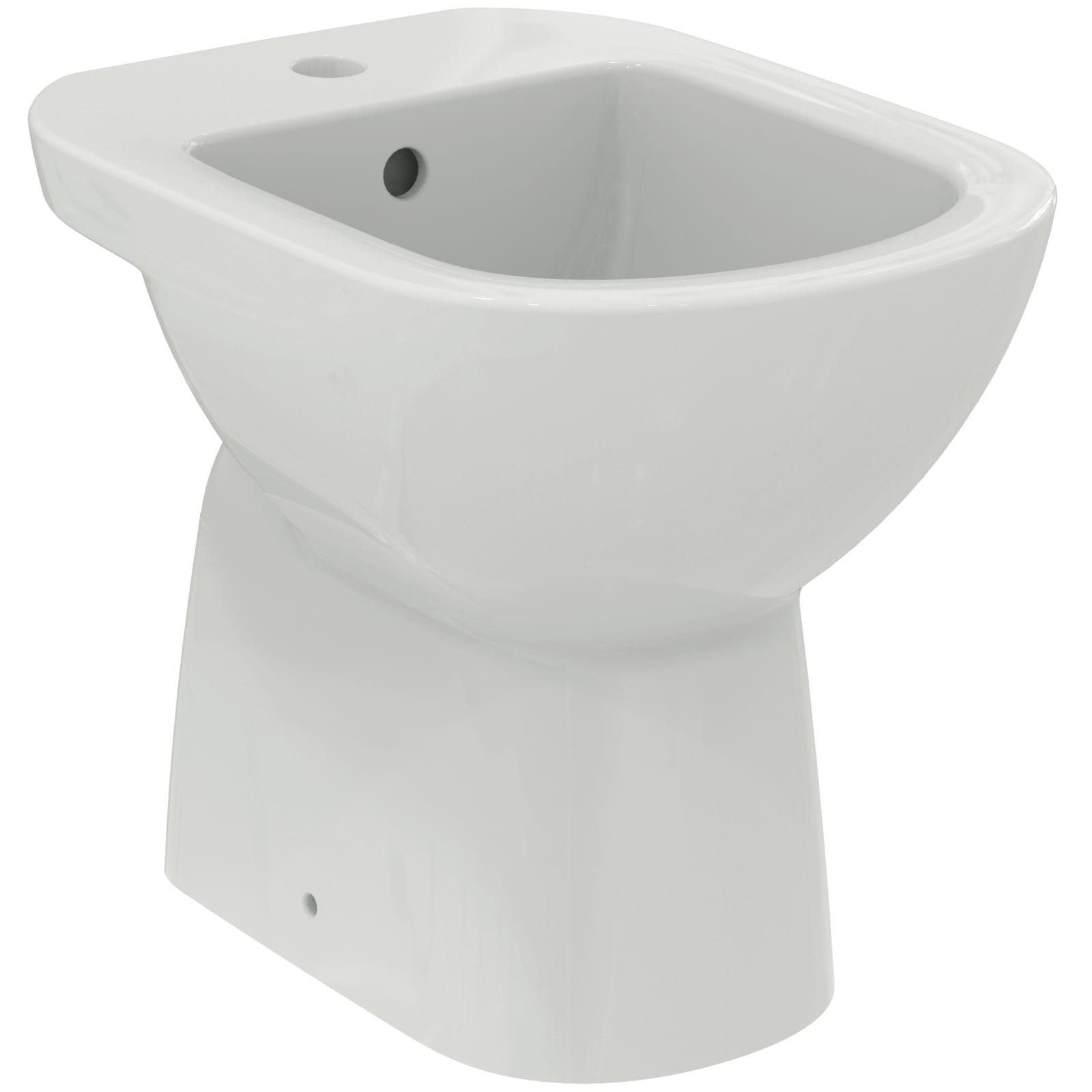 I.LIFE A | STAAND BIDET 360X485X400 MM GLANZEND WIT, 1 KG, MET OVERL