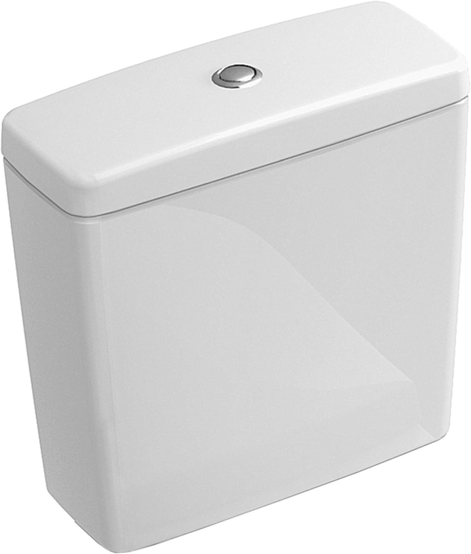 Villeroy & Boch, O.novo, Reservoir, toevoer van kanten, links of rechts doorlopend, wit alpine keramiekplus