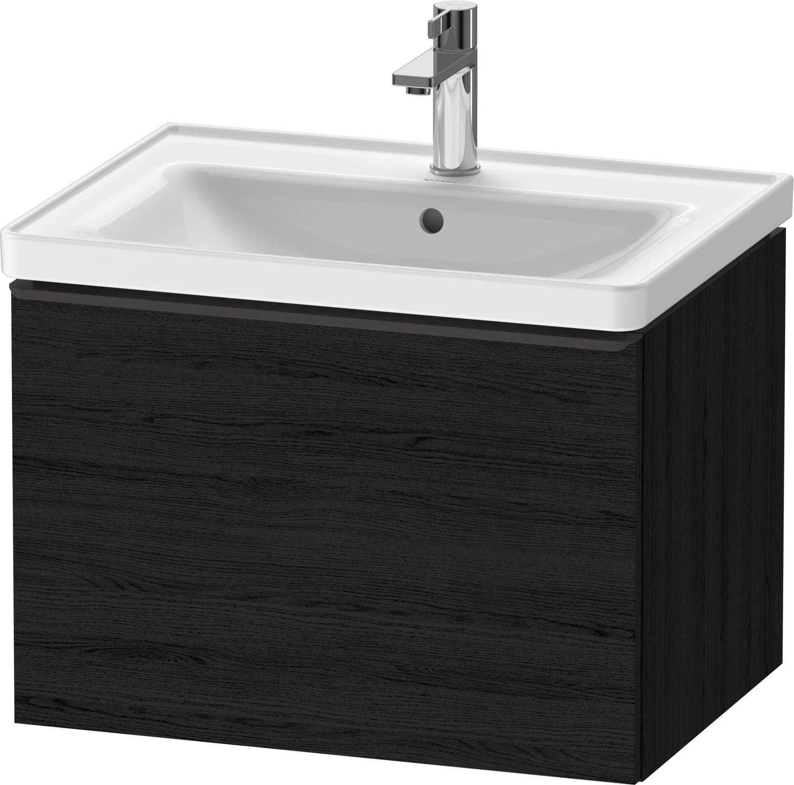 D-Neo Wastafelonderbouw hangend Eiken zwart Mat (1200898996)