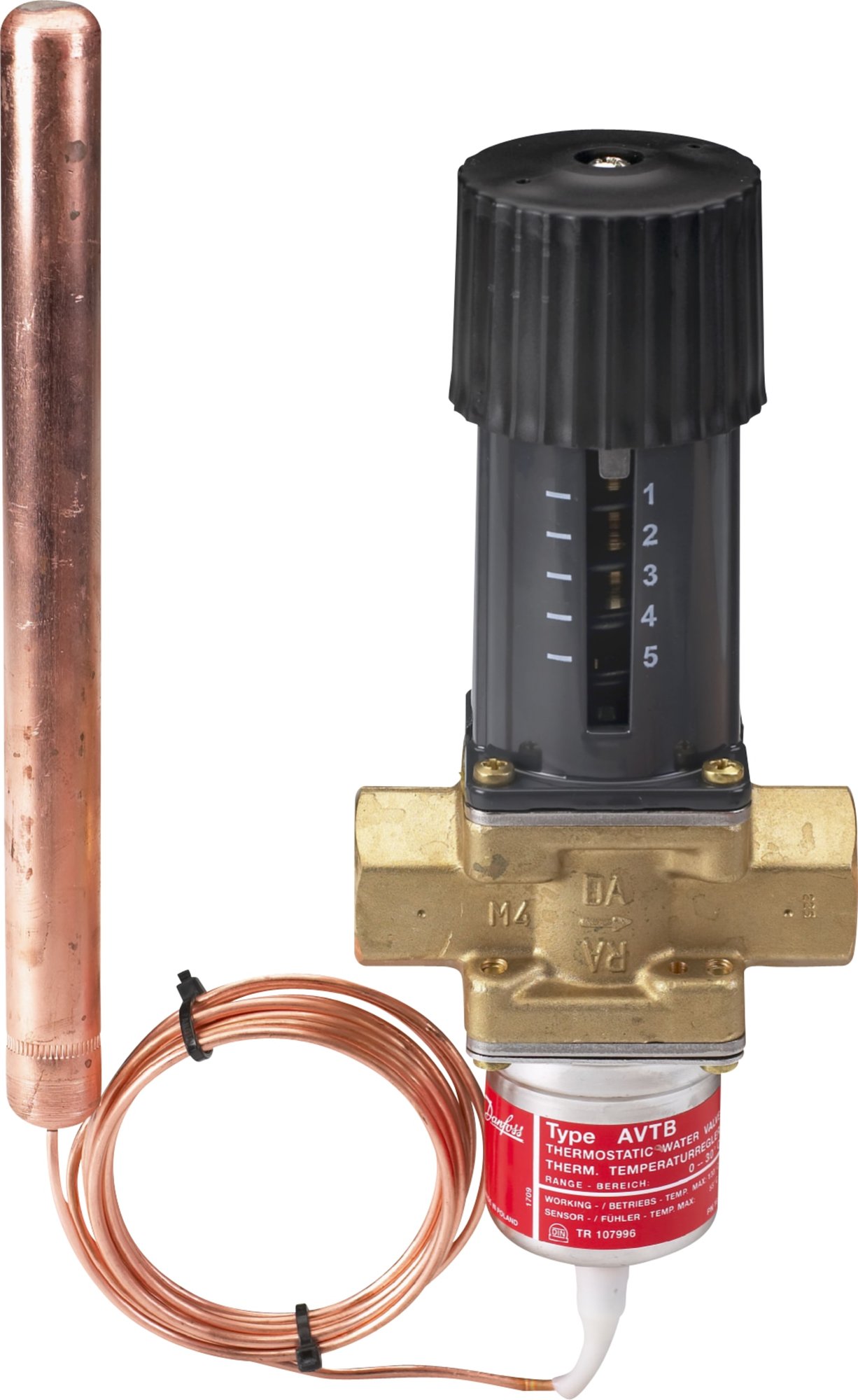 Danfoss thermostatische regeling AVTB-15, DN 15, 0-30grC