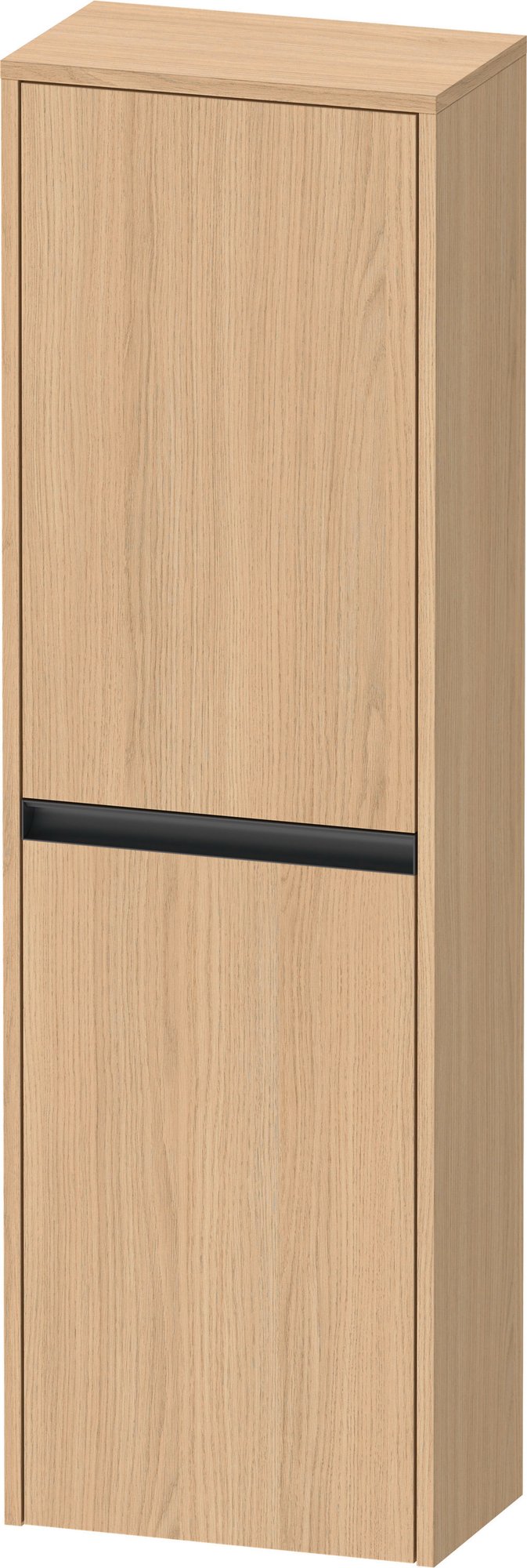 Duravit Ketho.2 Halfhoge kast, Natuur eiken Mat, vierkant, aantal deuren: 2, tip-on technologie – K21319L30300000
