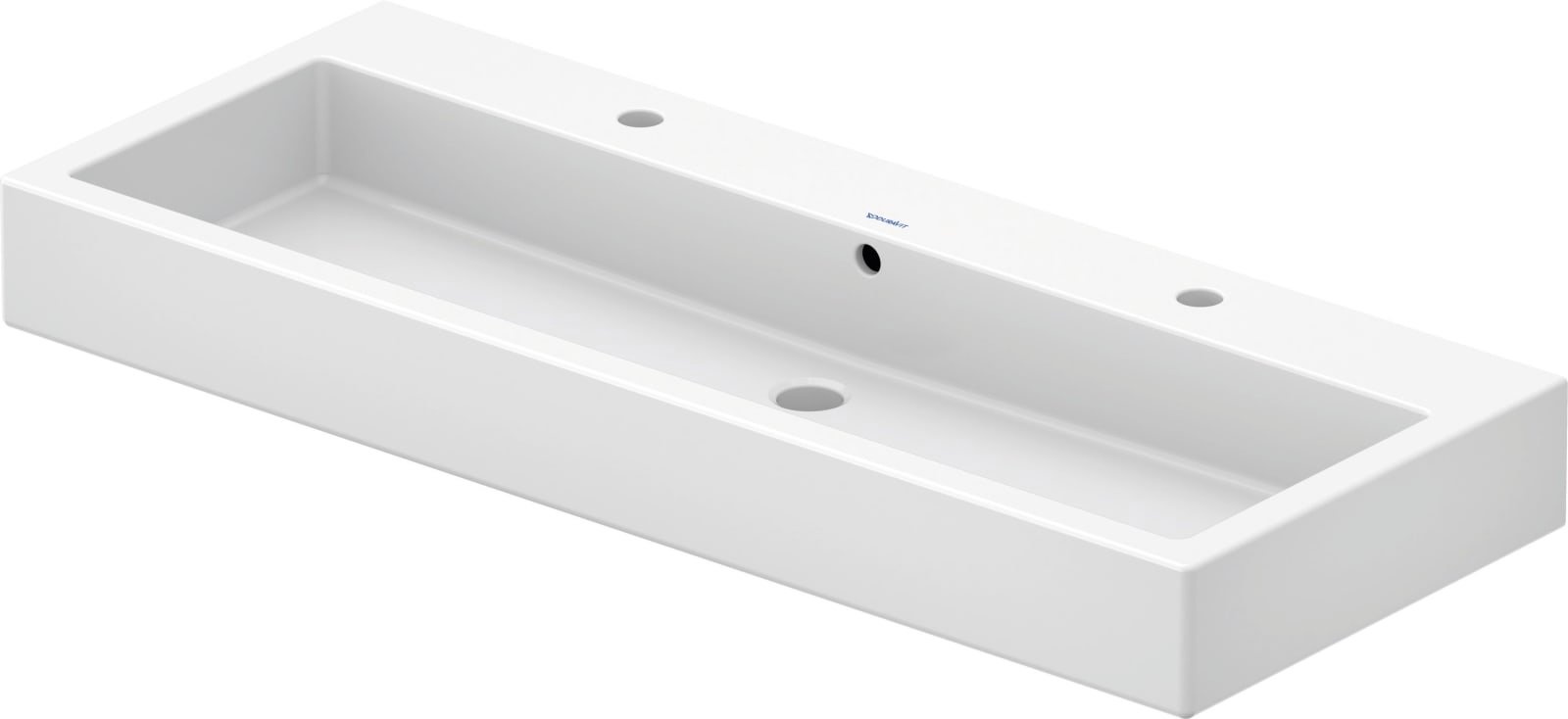 Duravit Vero Wastafel 1200 mm Wit Hoogglans, kraanvlak, aantal kraangaten per wasplaats: 1, overloop – 0454120024