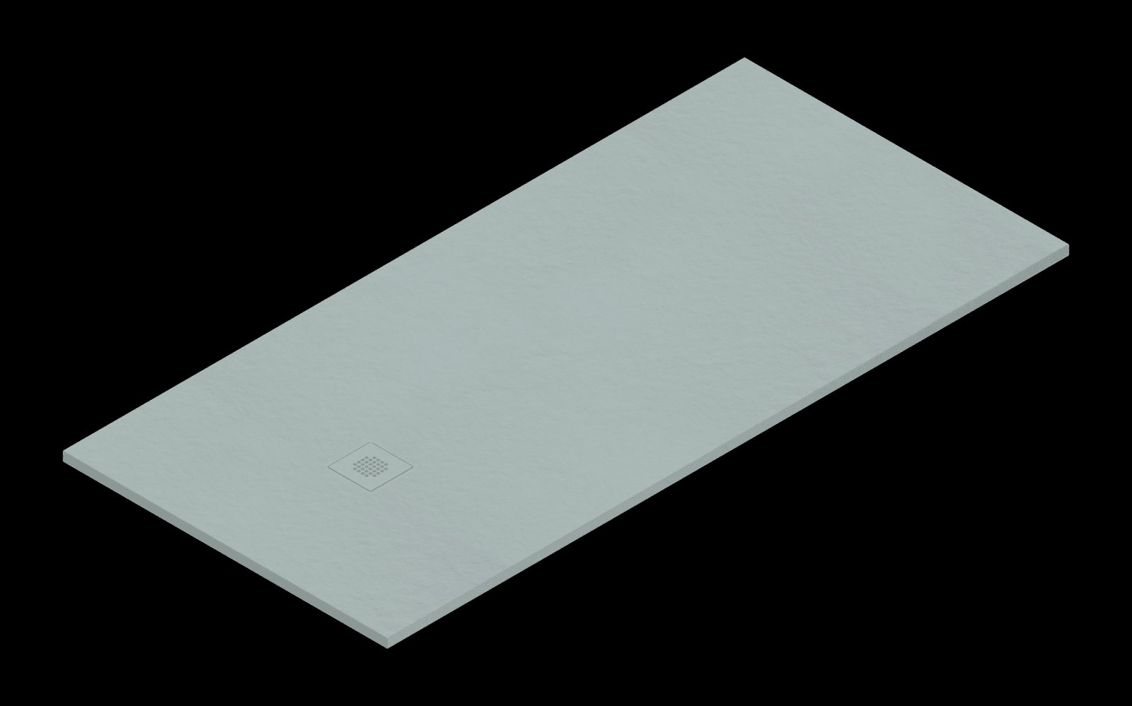 Catalano H3 Solid surface DOUCHEBAK 210X100 Satin Acqua