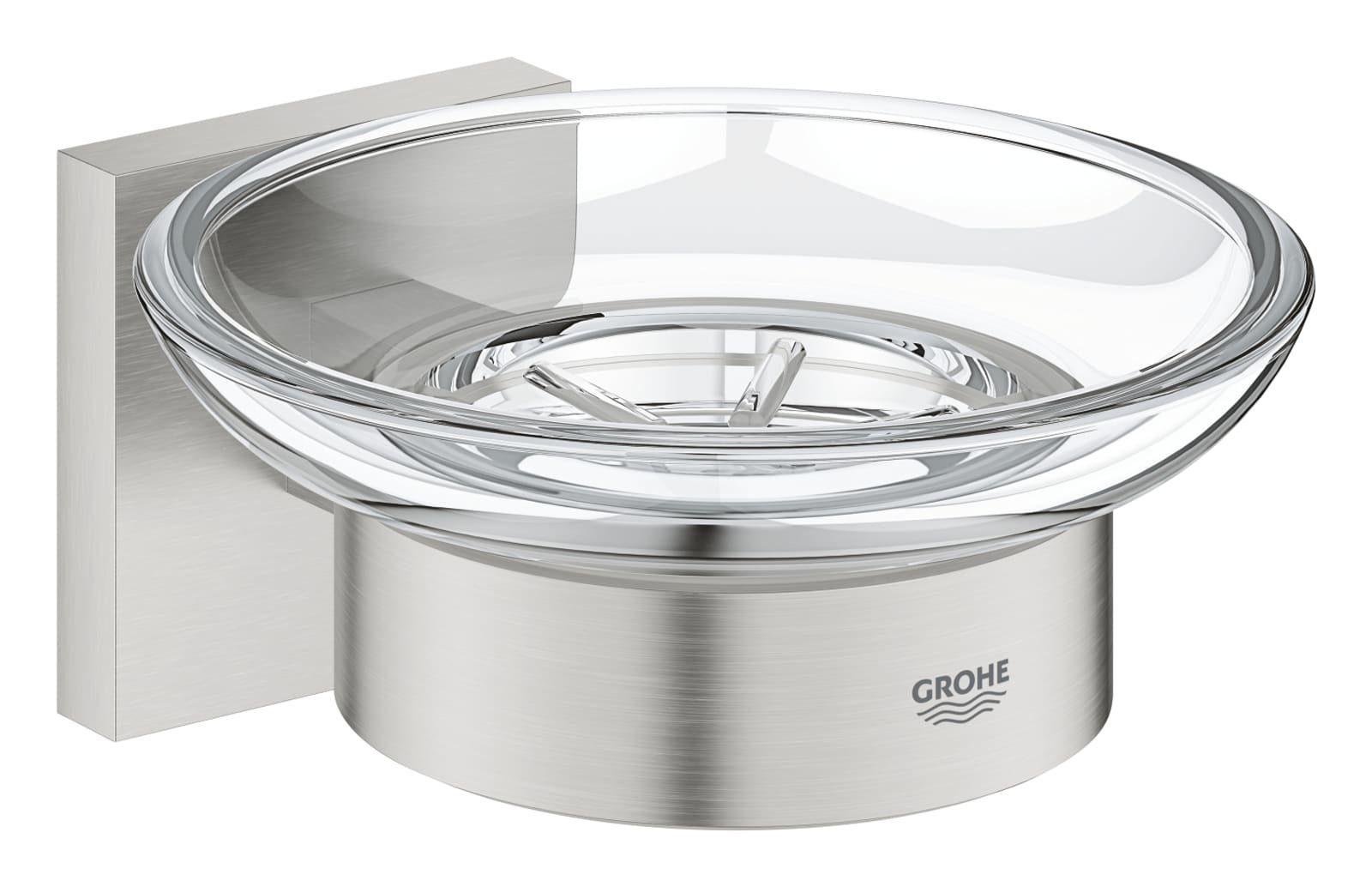 Grohe Start Cube zeepschaal met houder, rvs