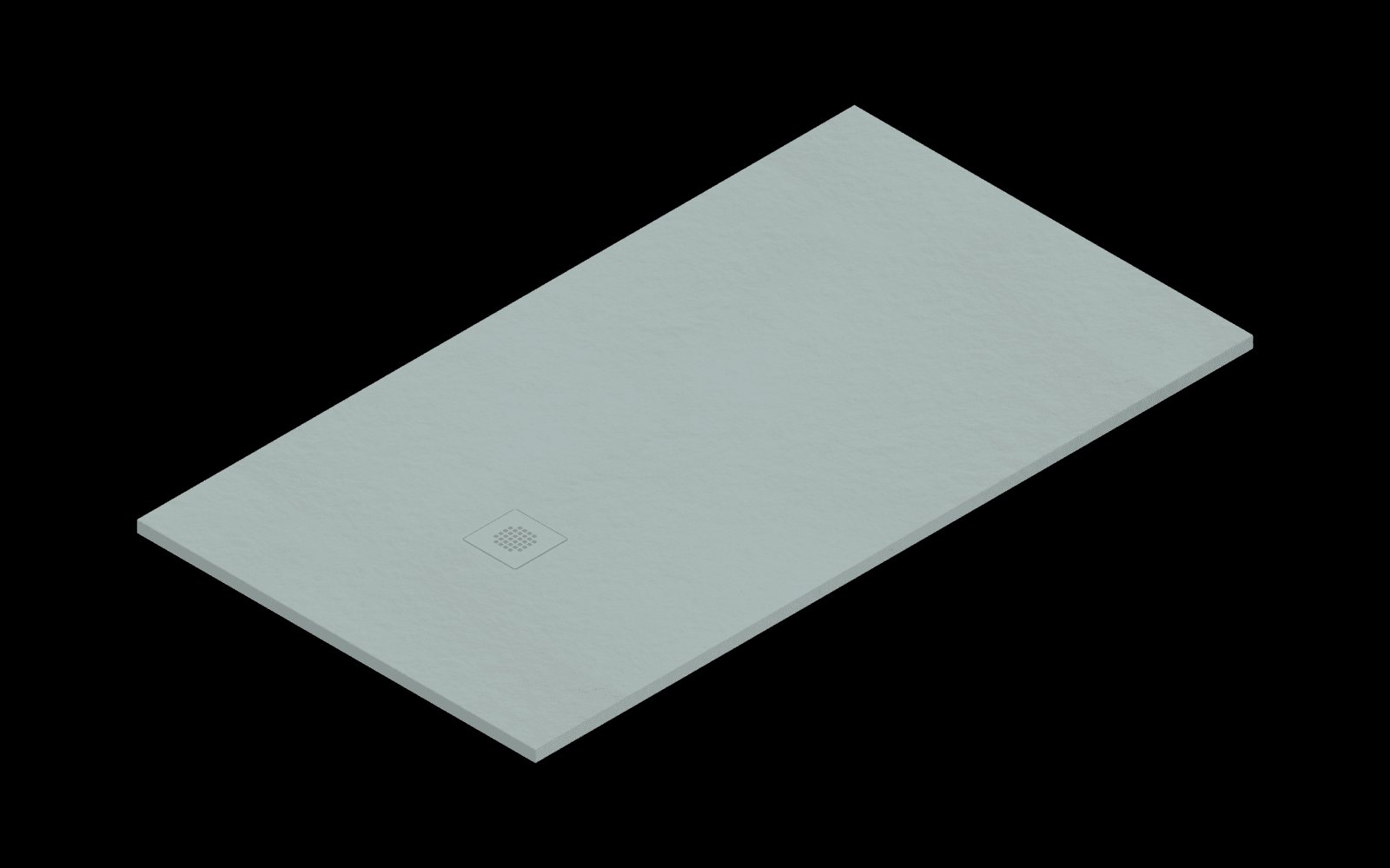 Catalano H3 Solid surface DOUCHEBAK 180X100 Satin Acqua