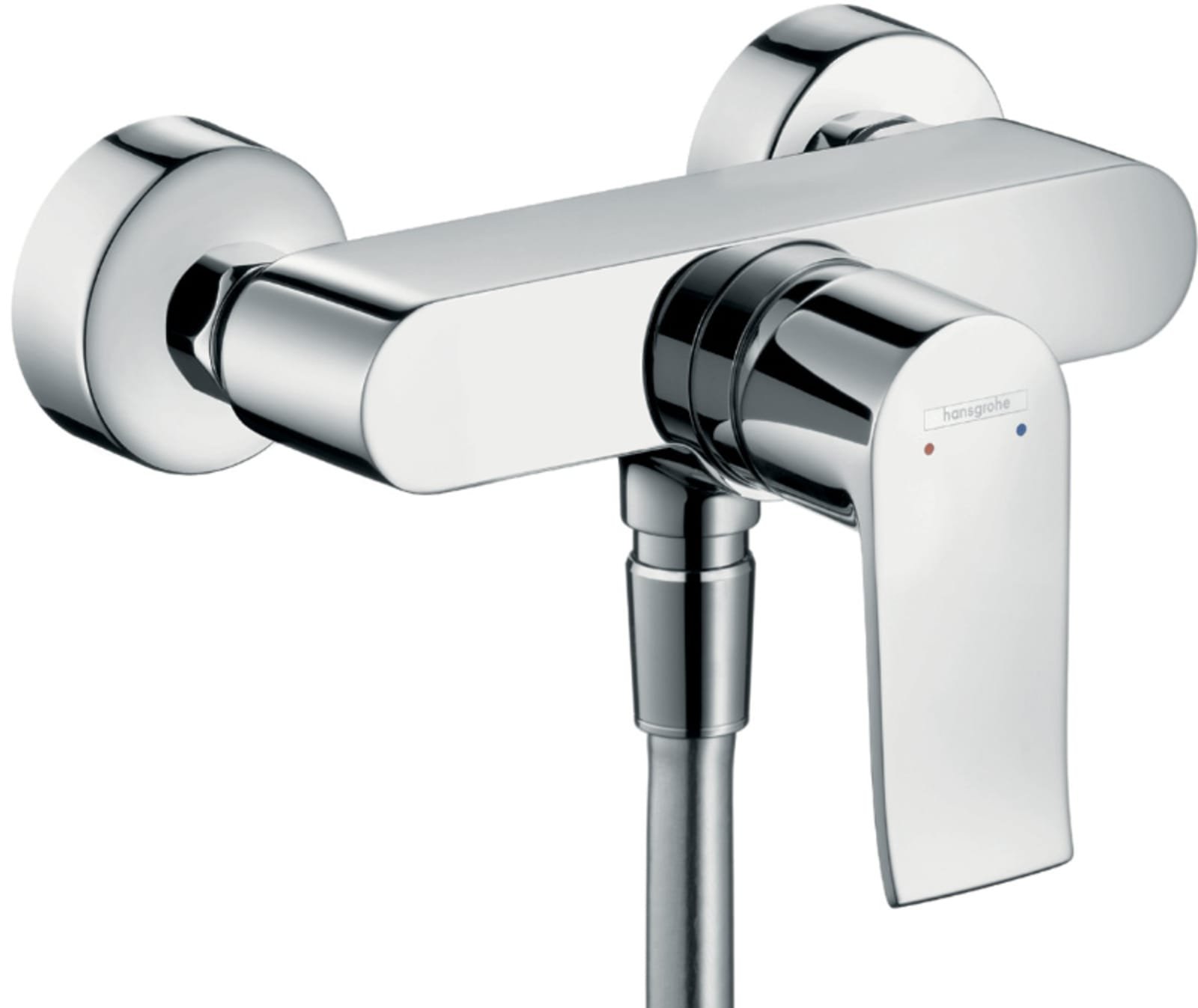 Hansgrohe Metris douchemengkraan eengreeps 150mm, met koppelingen, chroom