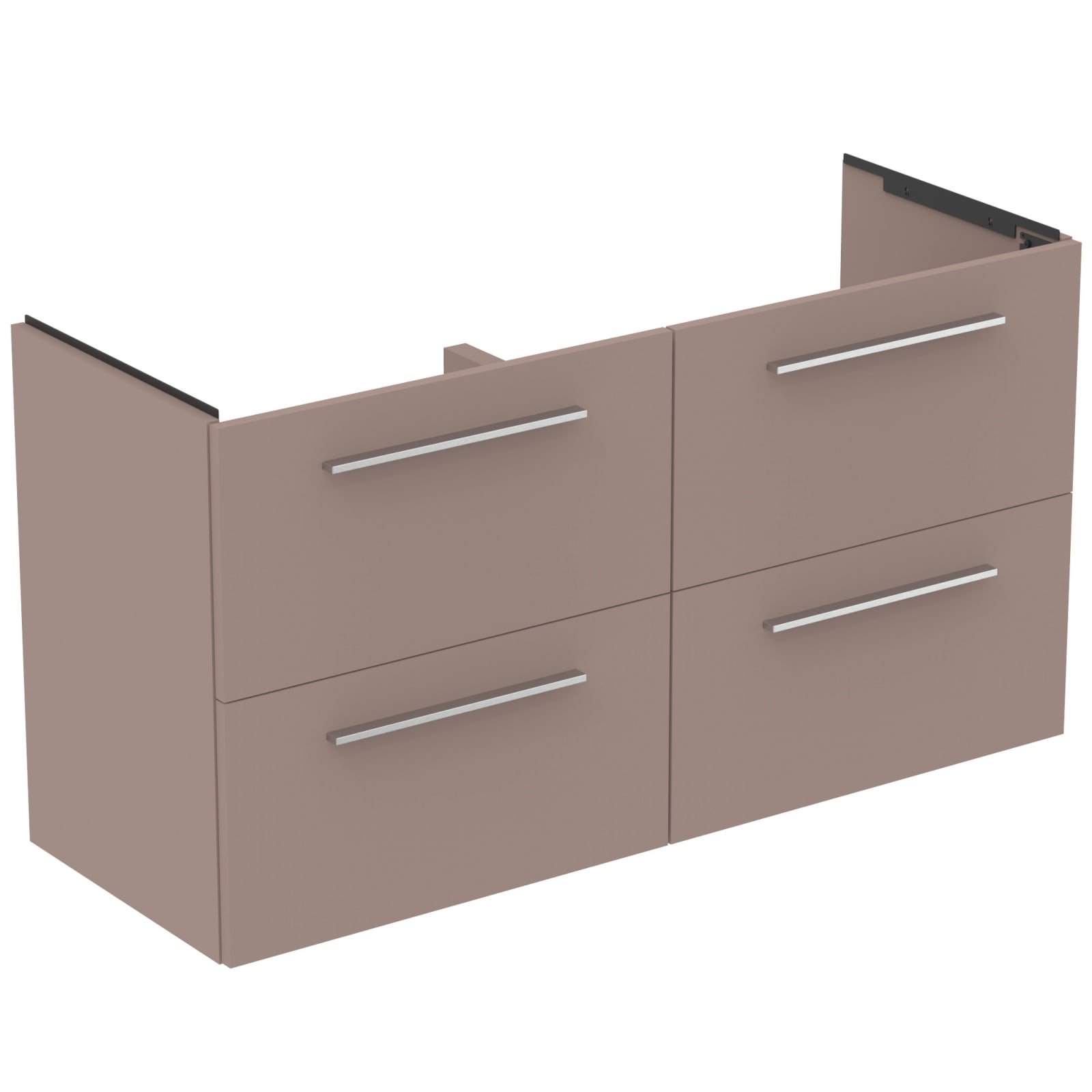 I.LIFE A | WASTAFELMEUBEL 1200X440X630 MM MAT GREIGE, 4 LADEN