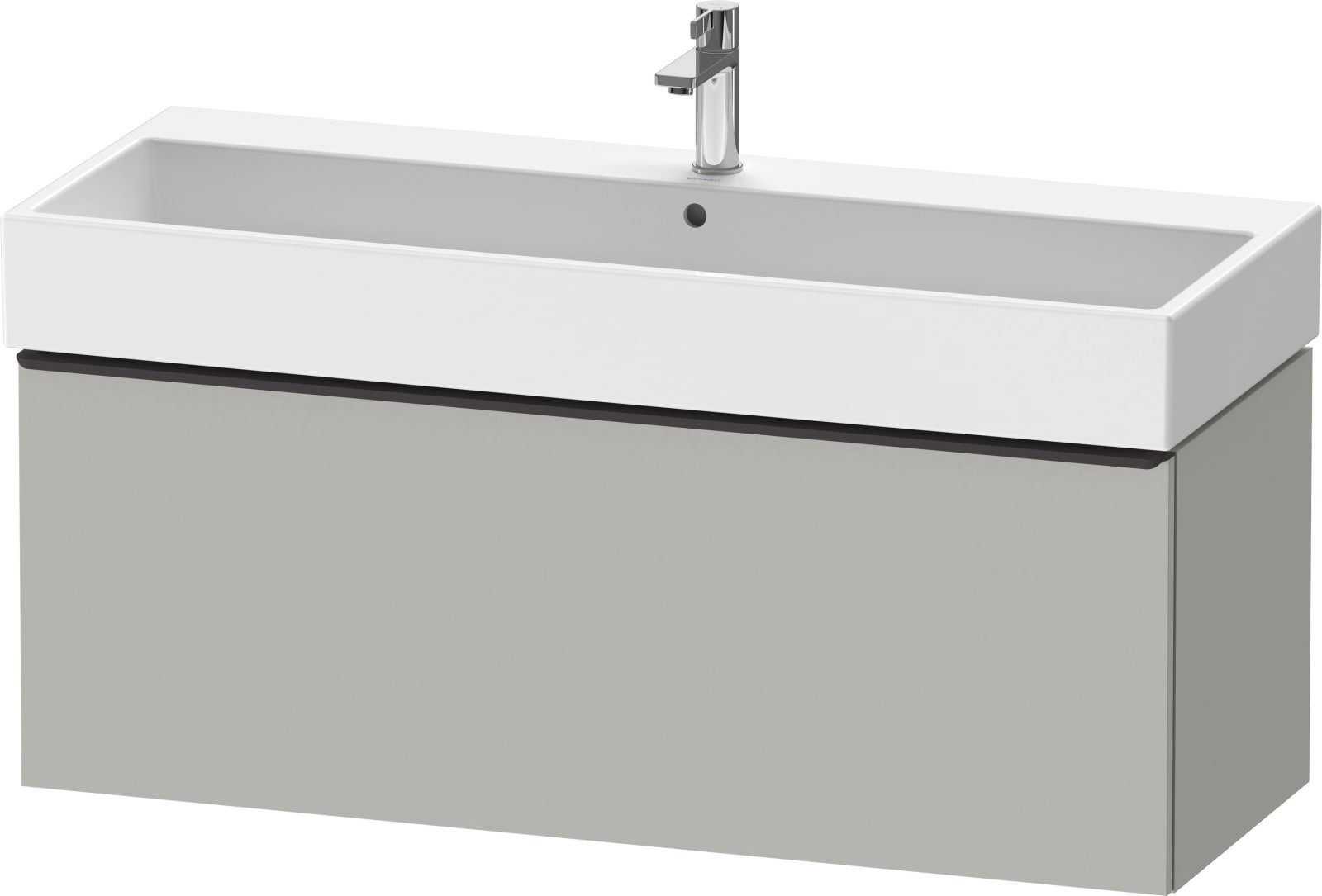 D-Neo Wastafelonderbouw hangend Betongrijs Mat (1200894183)
