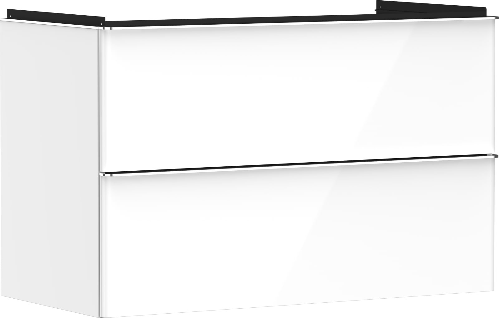 Hansgrohe Xelu Q meubel High Gloss White 980/475 met 2 lades wastafel (1200771615)