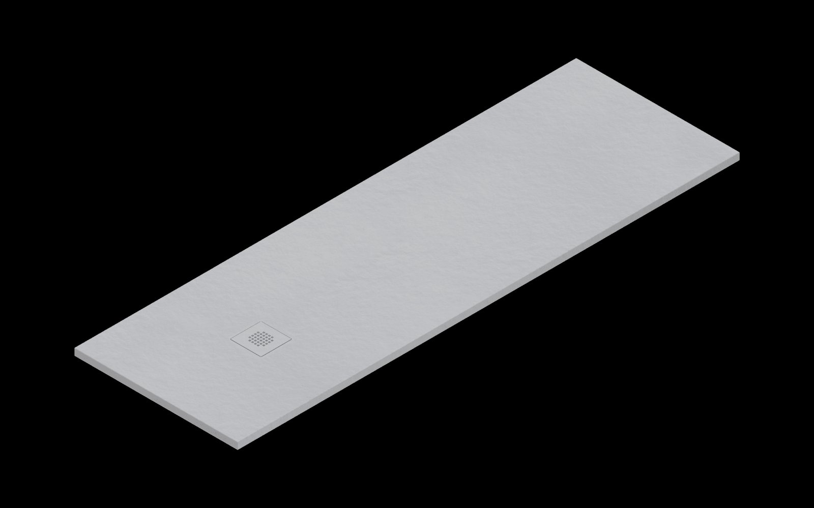 Catalano H3 Solid surface DOUCHEBAK 215X70 Satin Cemento