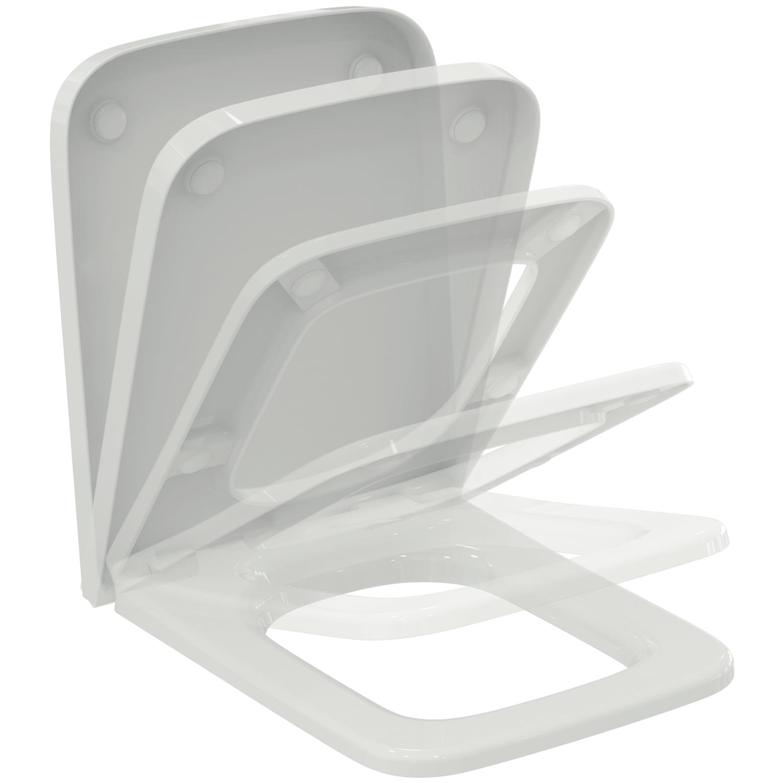 BLEND CUBE | CLOSETZITTING WRAPOVER 365X455X35 MM GLANZEND WIT | SOFTC