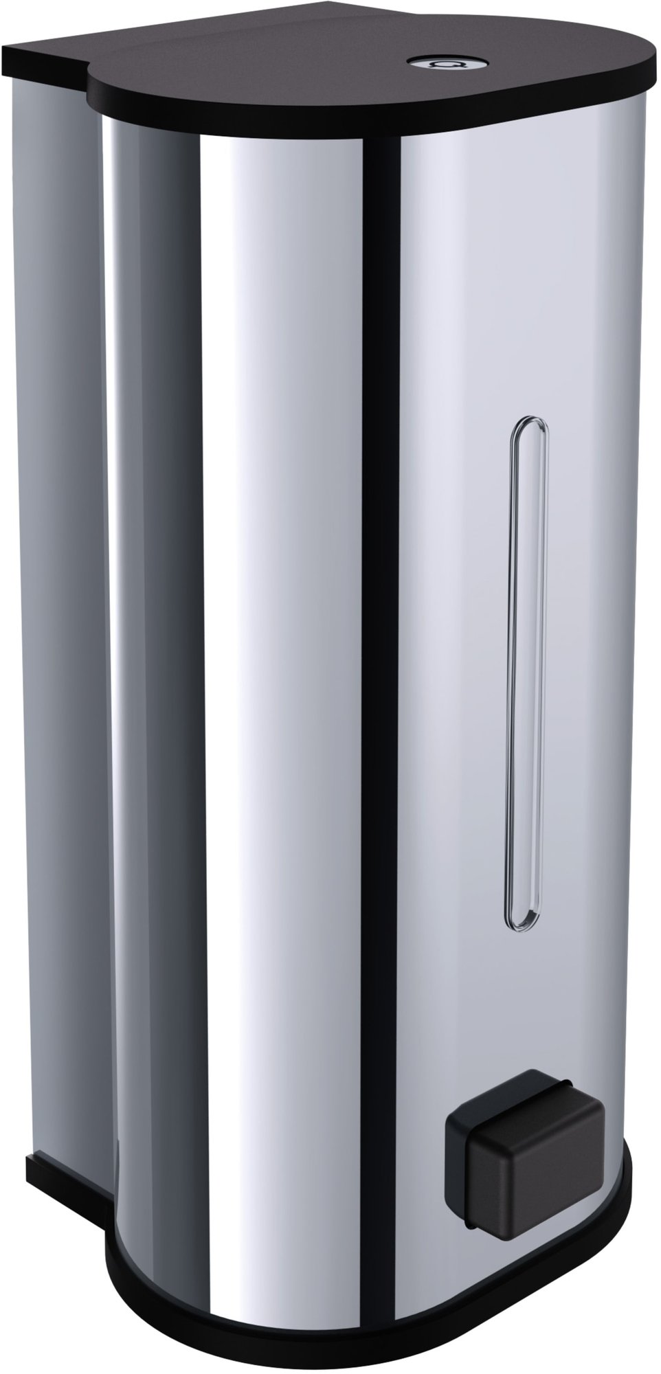 Emco Zeepdispenser manueel bedienbaar 800ml chroom/zwart