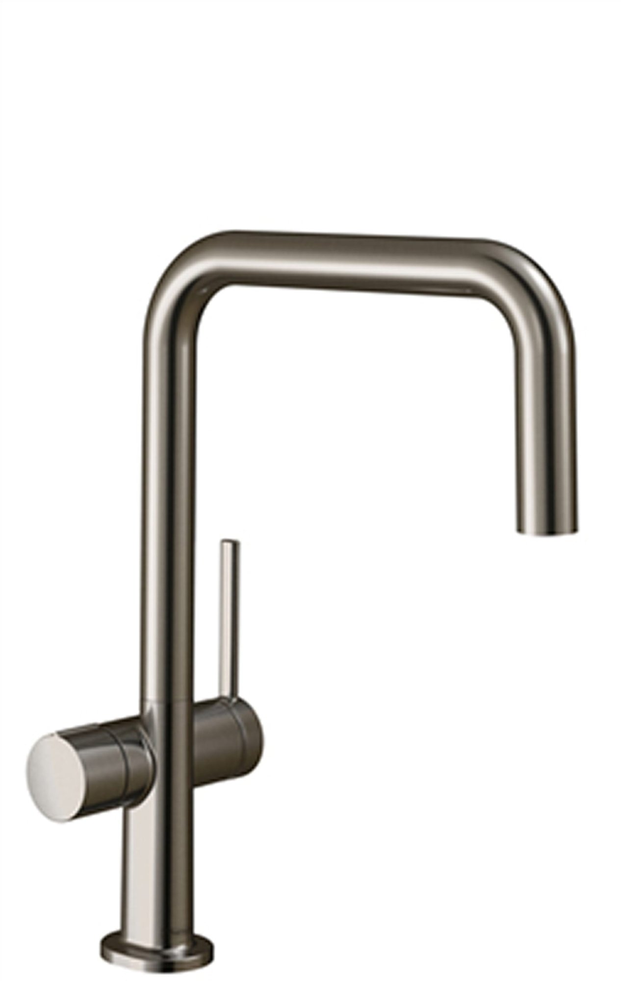 Hansgrohe 1-gat keukenmengkraan U 220, hoekstopkraan vaatwasmachine, 1jet, rvs-look