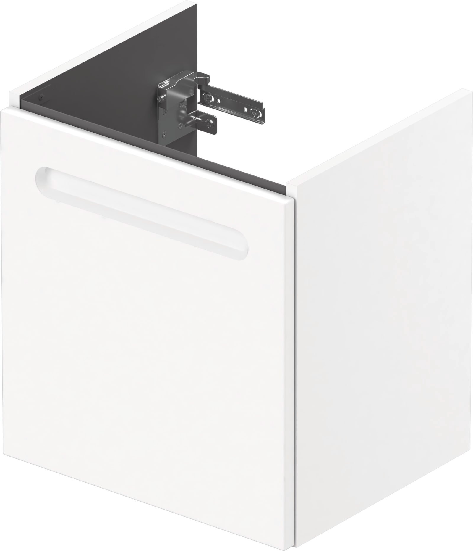 Duravit Duravit No.1 Wastafelonderbouw hangend, Wit Mat, rechthoekig, aantal deuren: 1 – N14267L18180000