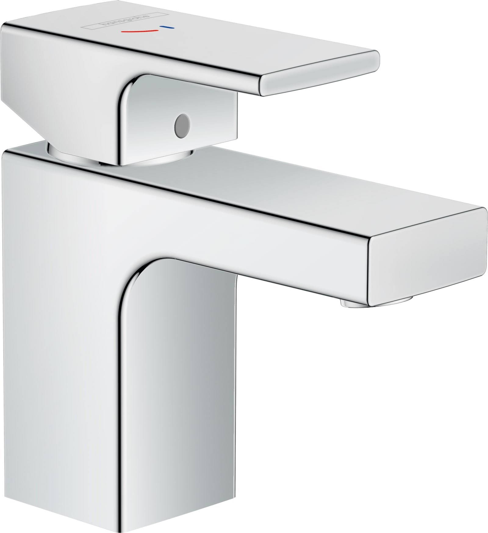 Hansgrohe Vernis Shape wastafelmengkraan 70 CoolStart met pop up afvoer met trekstang, chroom