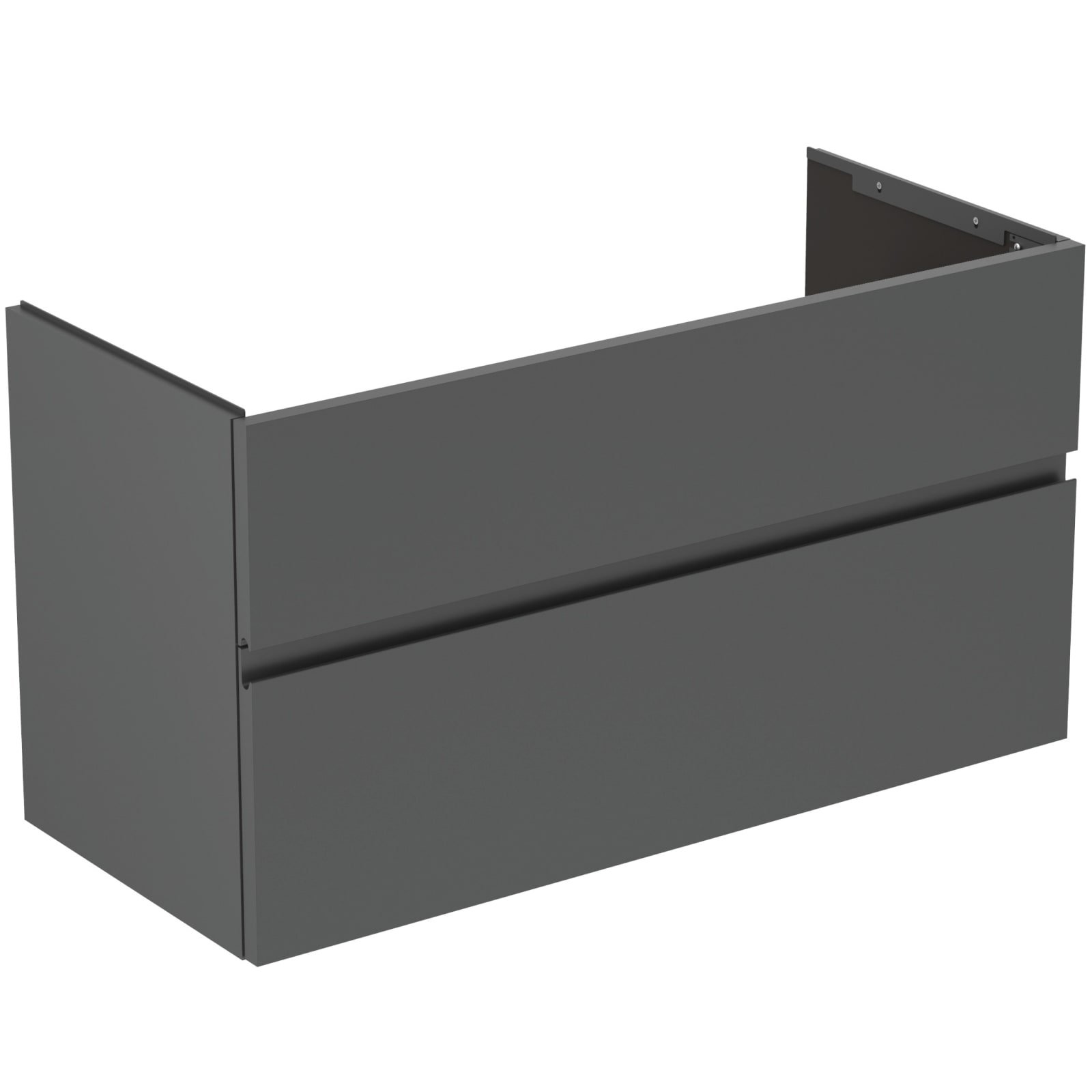 FINESSE | WASTAFELMEUBEL 1000X440X545 MM MATT ANTHRACITE, 2 LADEN