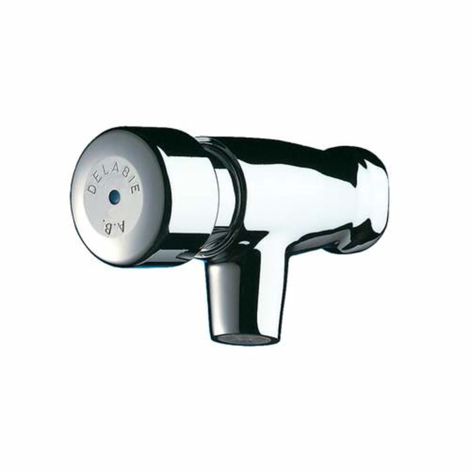 Delabie Tempostop AB wastafelmuurkraan, M1/2", zelfsluiting 7 sec, chroom