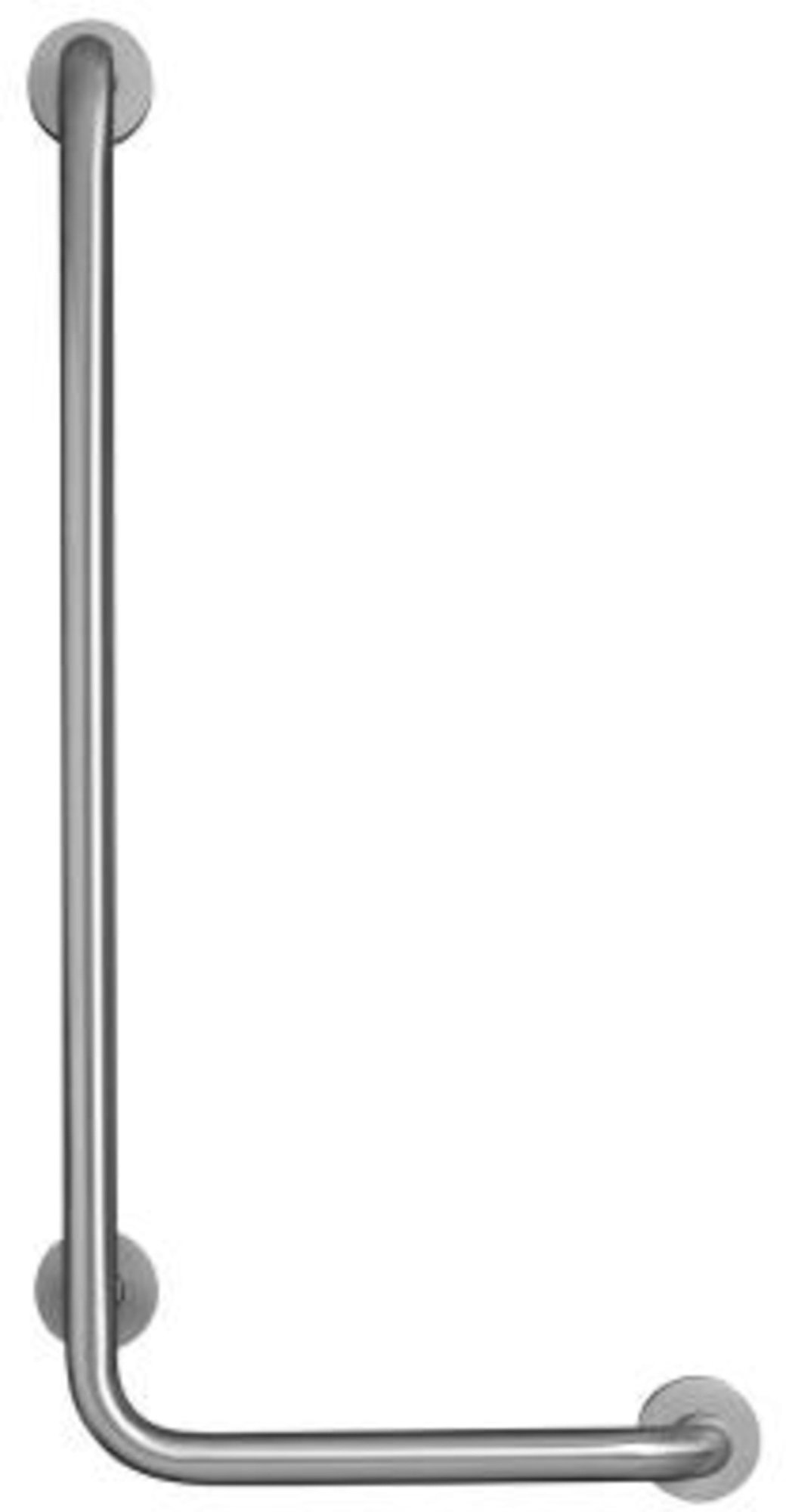 Ideal Standard Contour 21 wandgreep links 90° 900 x 400mm alu gecoat, wit.