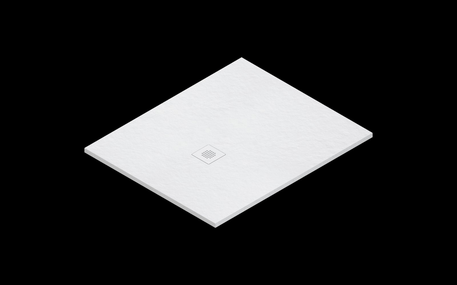 Catalano H3 Solid surface DOUCHEBAK 120X100 Satin White