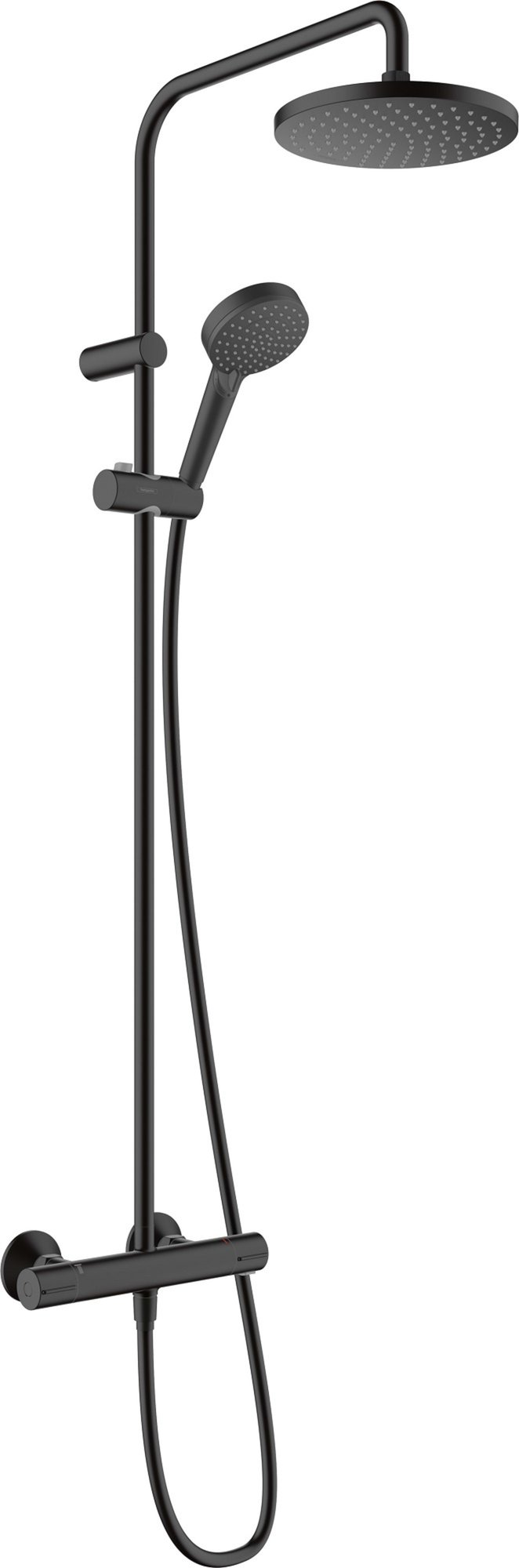 Hansgrohe Vernis Blend Showerpipe met douchethermostaat mat zwart