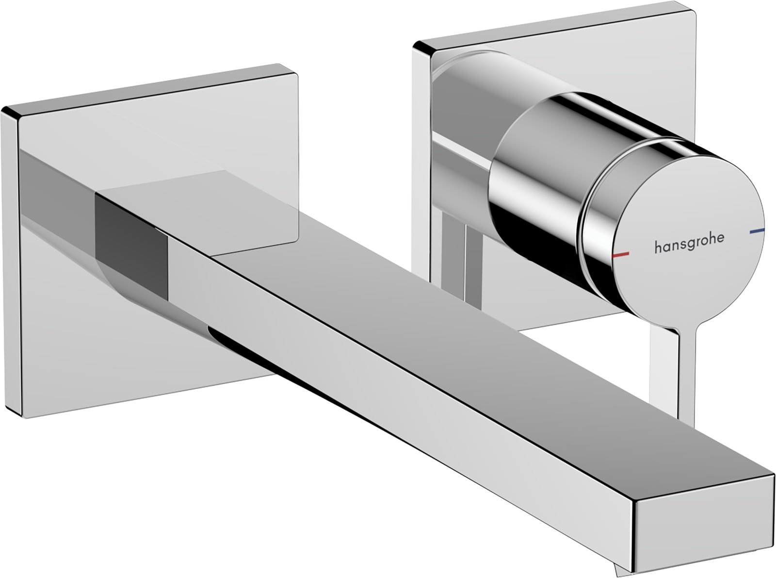 Hansgrohe Tecturis E 2-gats wastafelmengkraan conc. f-SET 225 mm spout chrome