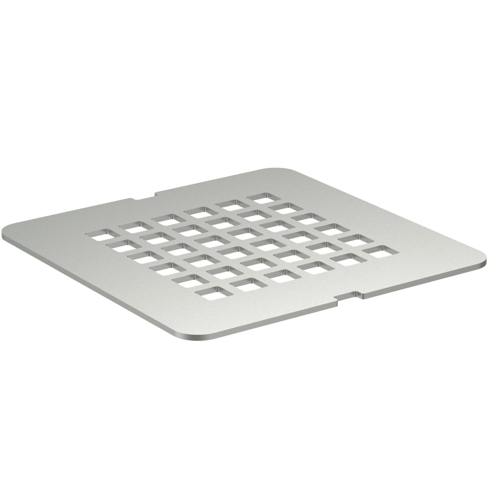 ULTRA FLAT SOLID AFDEKROOSTER VOOR DOUCHEVLOER RVS-LOOK