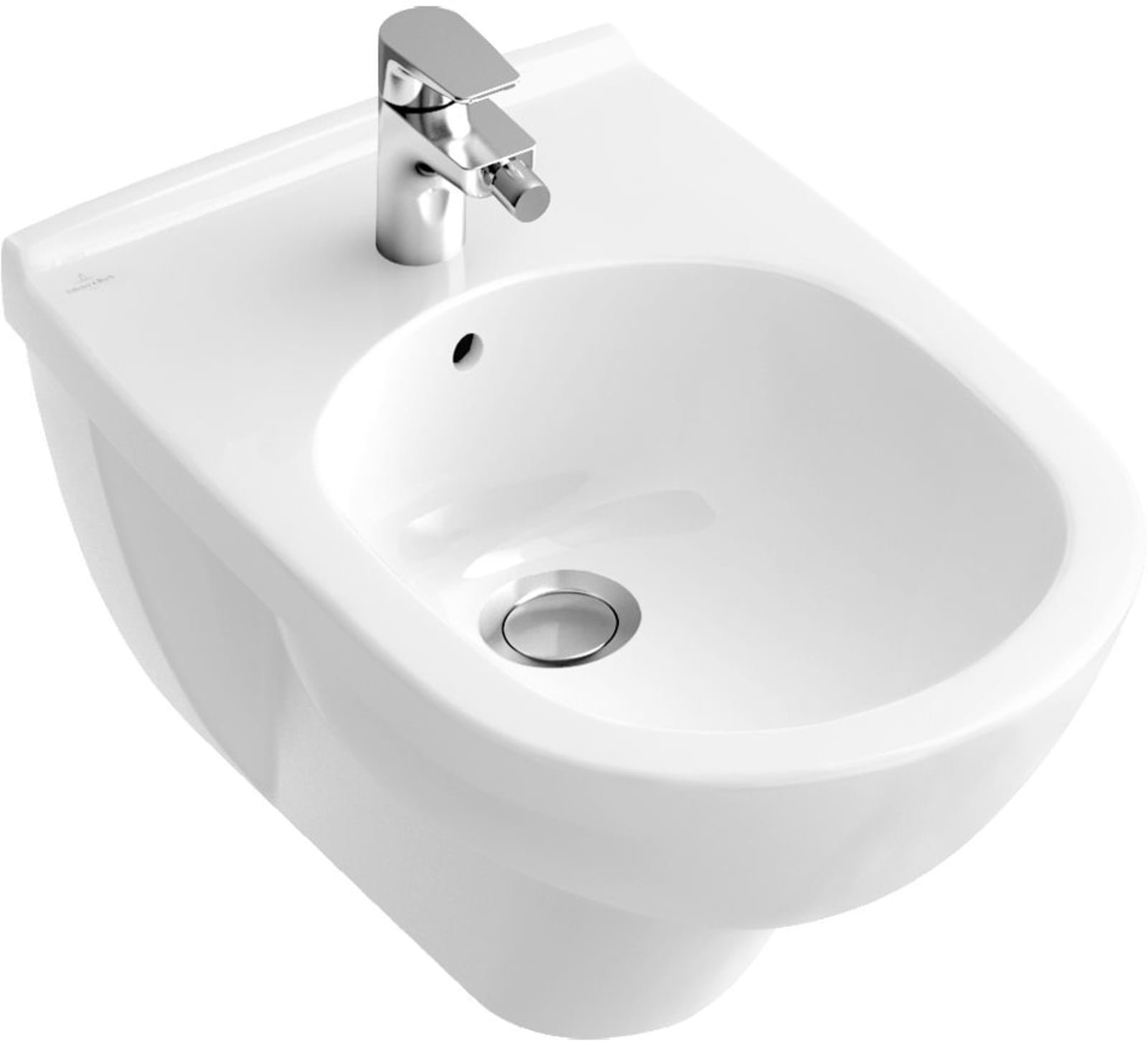 Villeroy & Boch, O.Novo keramisch wandbidet. Afmeting: 310x360x560mm, gecoat, wit