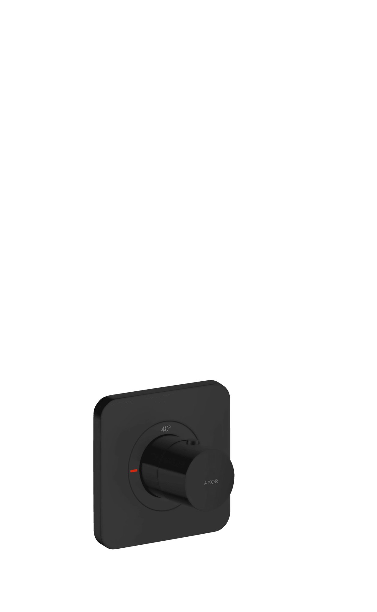 Hansgrohe Axor Citterio E afbouwdeel inbouwthermostaat, mat zwart