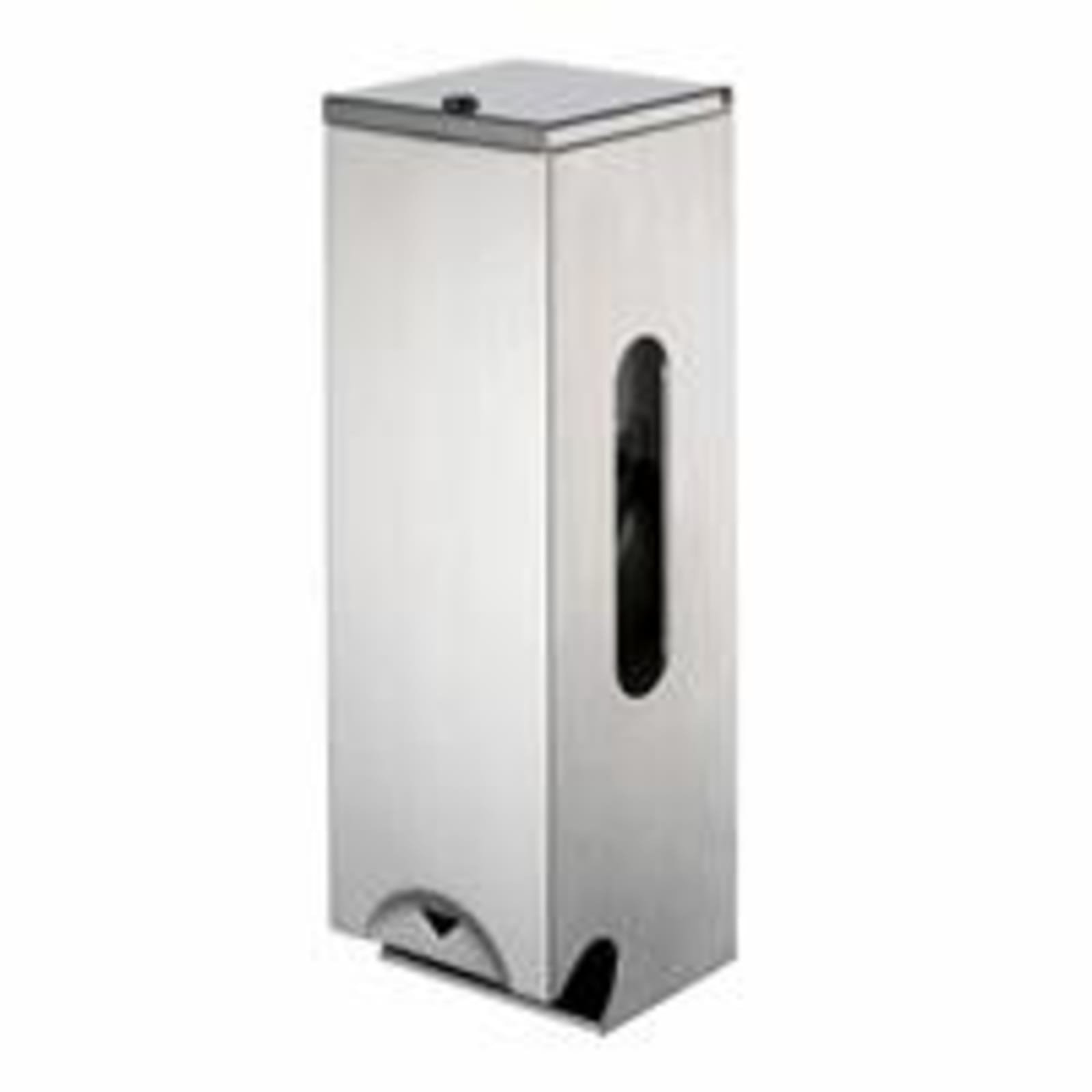 Geesa Standard toiletroldispenser, voor 3 rollen, rvs geborsteld