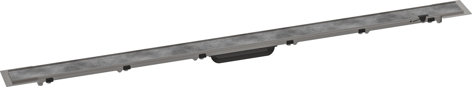 Hansgrohe RainDrain Rock rechte douchegoot 1300 inkortbaar en betegelbaar