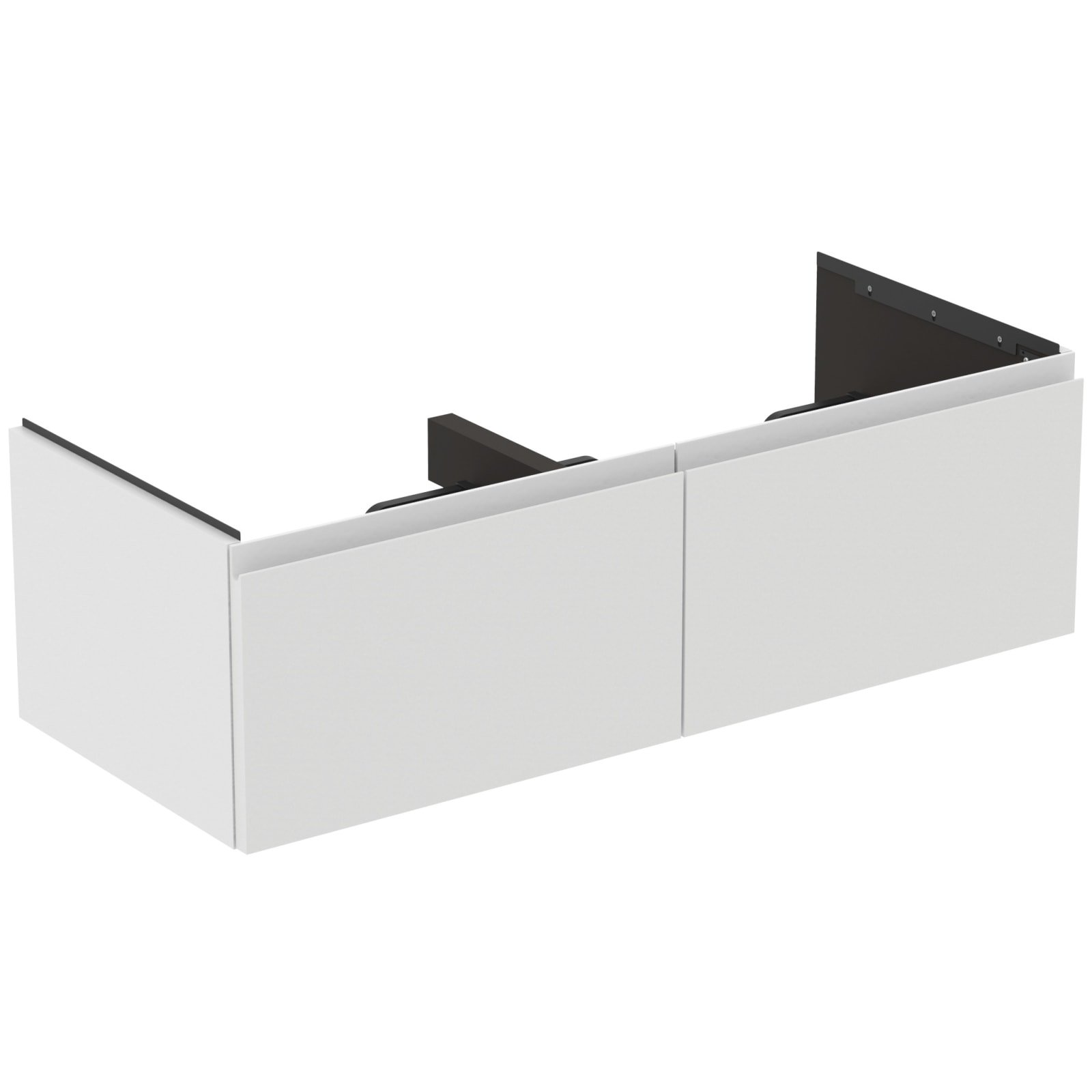 FINESSE | WASTAFELMEUBEL 1200X505X370 MM MATT WHITE, 2 LADEN