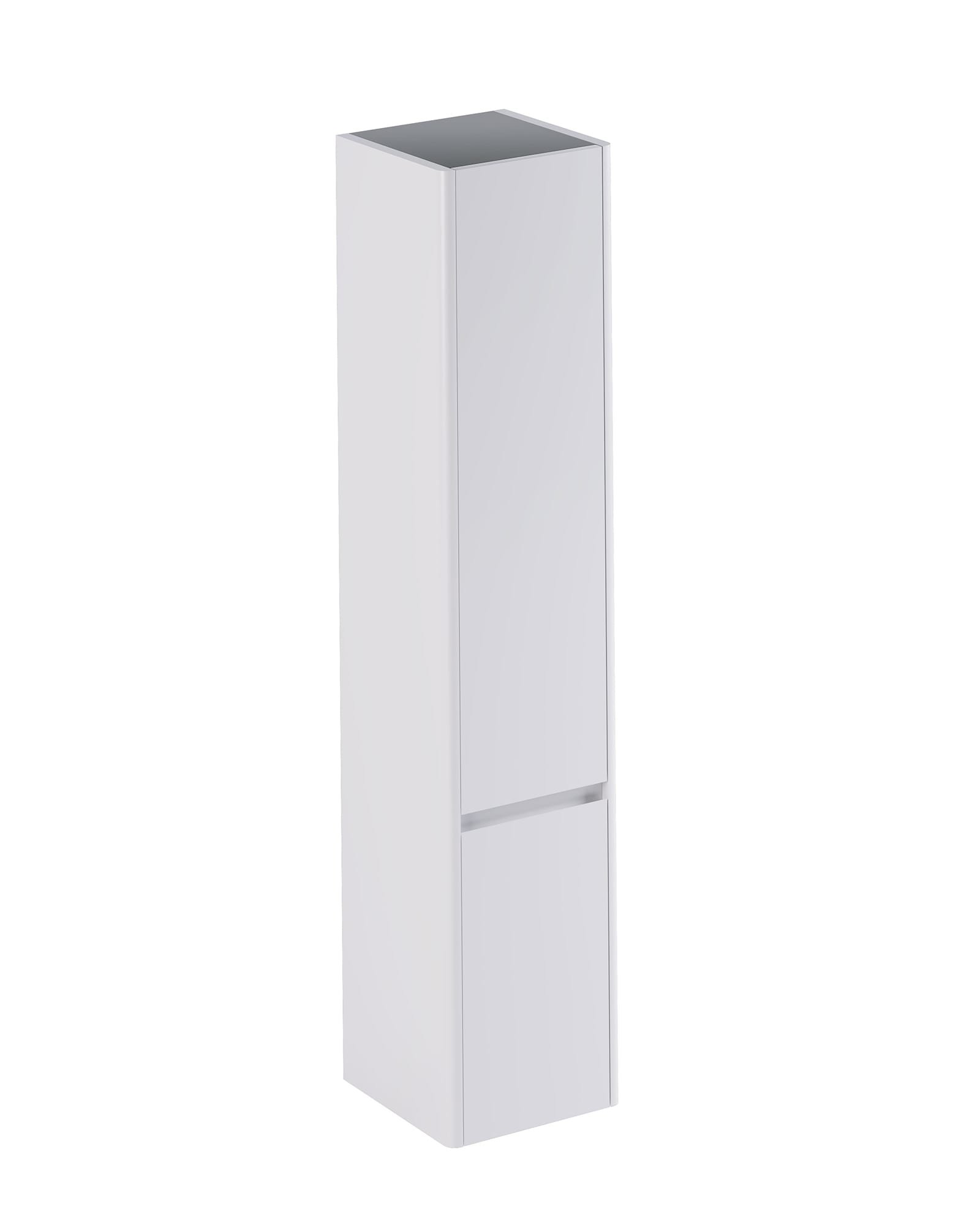 BLUE LIV HIGH CABINET 2D RND R. 165CM WH