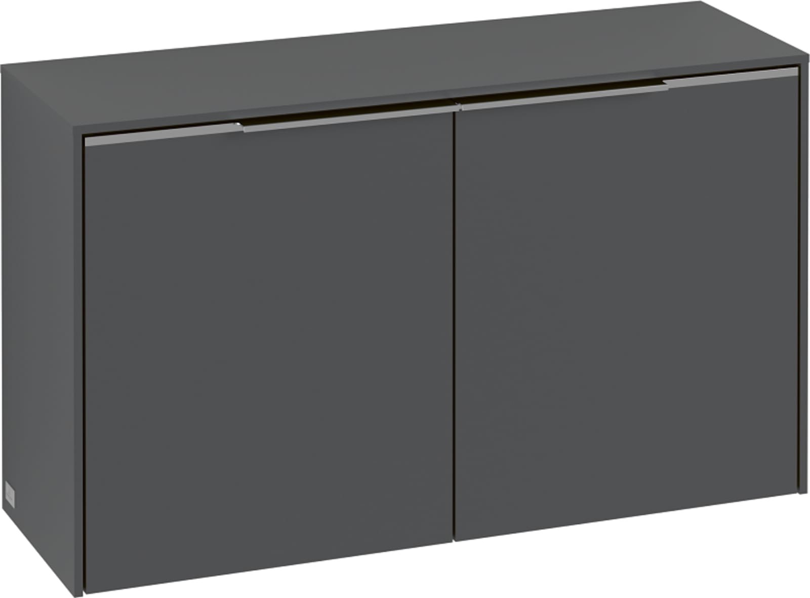 Villeroy&Boch Subway 3.0 sideboard 805x423x256mm 2xdeur, wandhangend, hoekig. Alu Pure White
