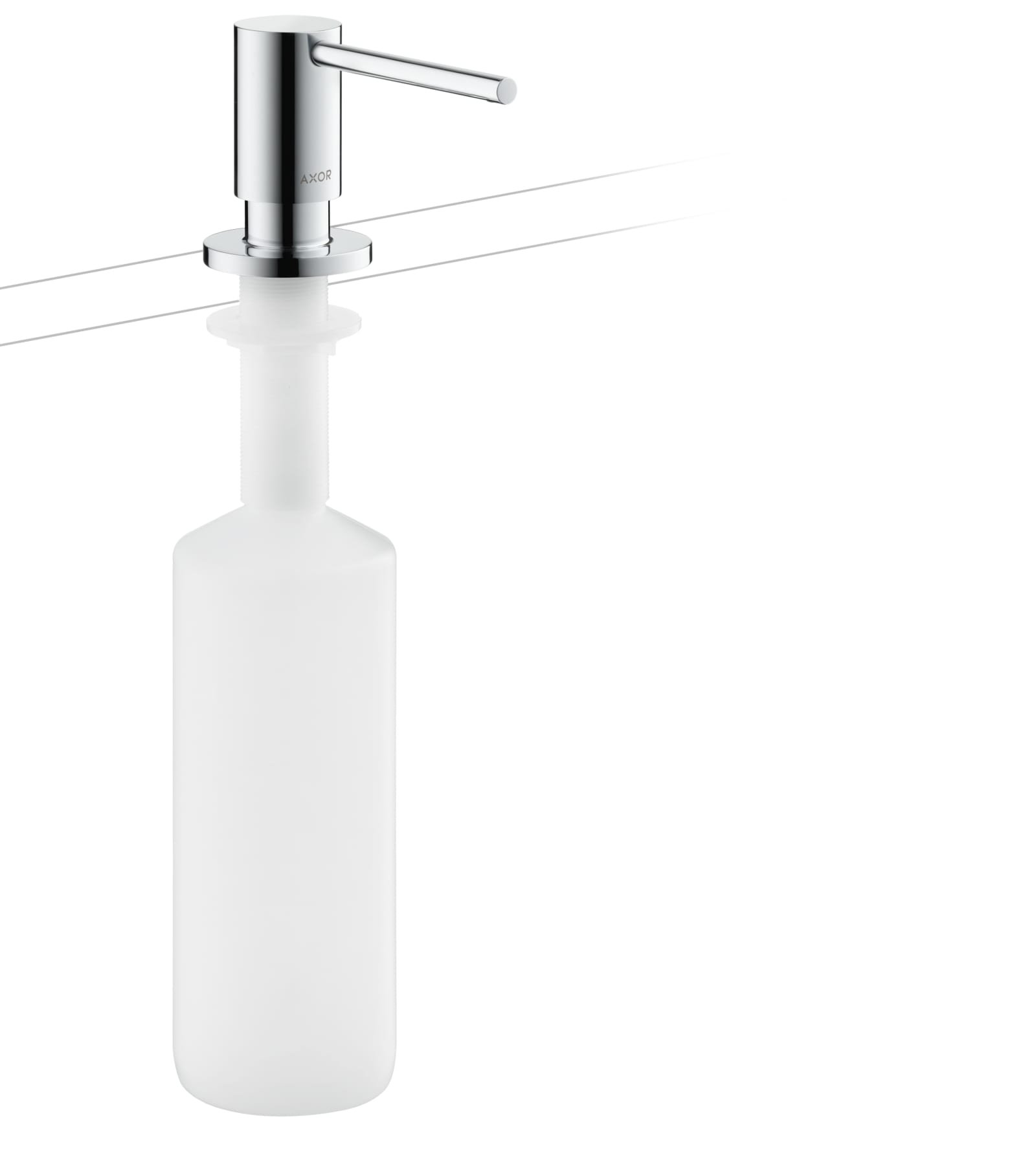 Hansgrohe AXOR Uno, Zeepdispenser, 1-gats, 500ml vulcapaciteit, chroom
