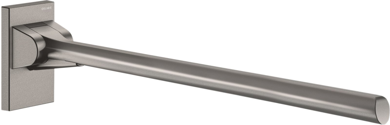 Delabie opklapbare Be-Line greep Ø42, lengte 650mm, aluminium antraciet