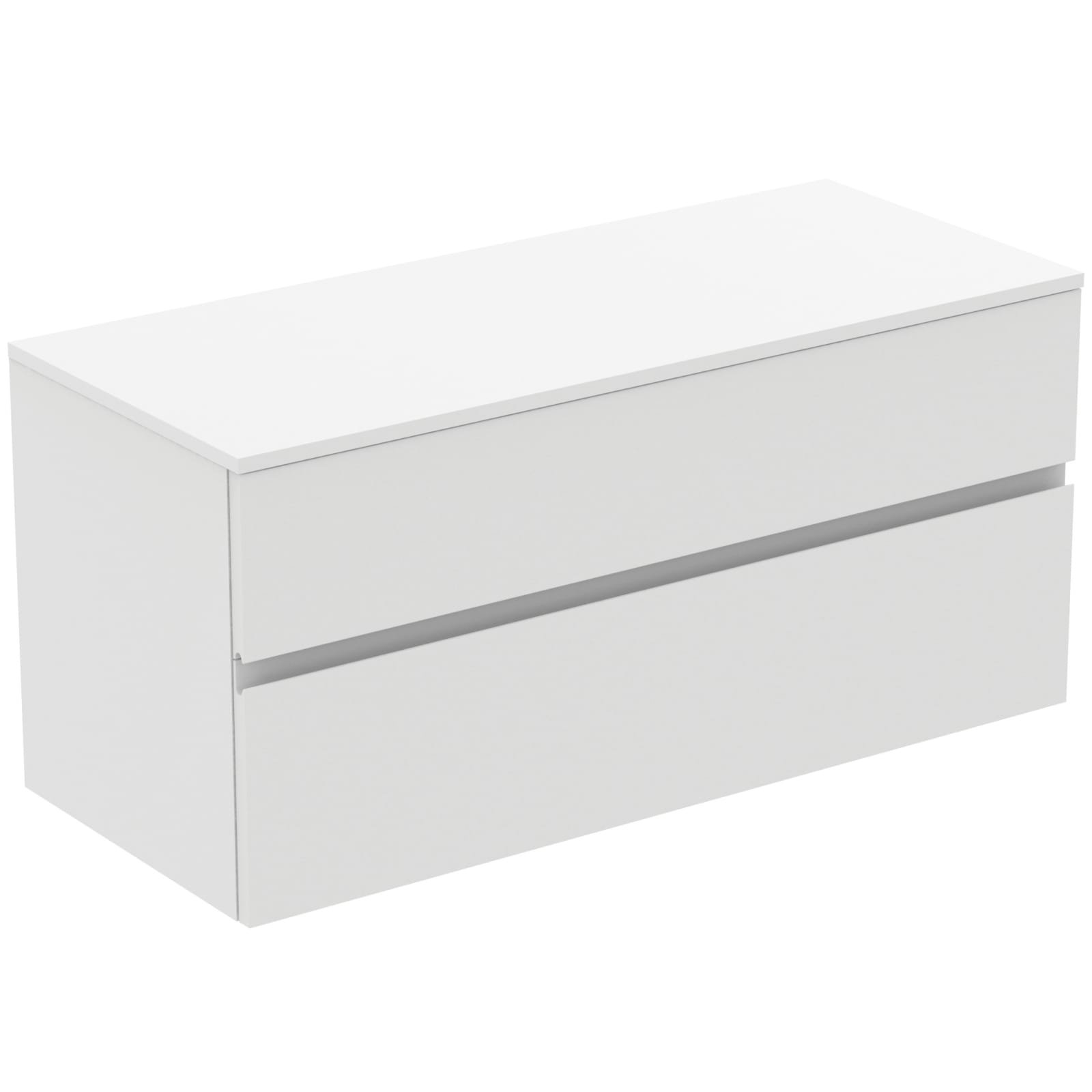 FINESSE | WASTAFELMEUBEL 1202X505X558 MM MATT WHITE, 2 LADEN