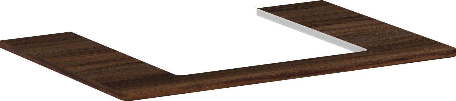 Hansgrohe Xelu Q console 780/550 met uitsparing in het midden countertop inbouw wastafel geslepen 500/480 (1200771167)