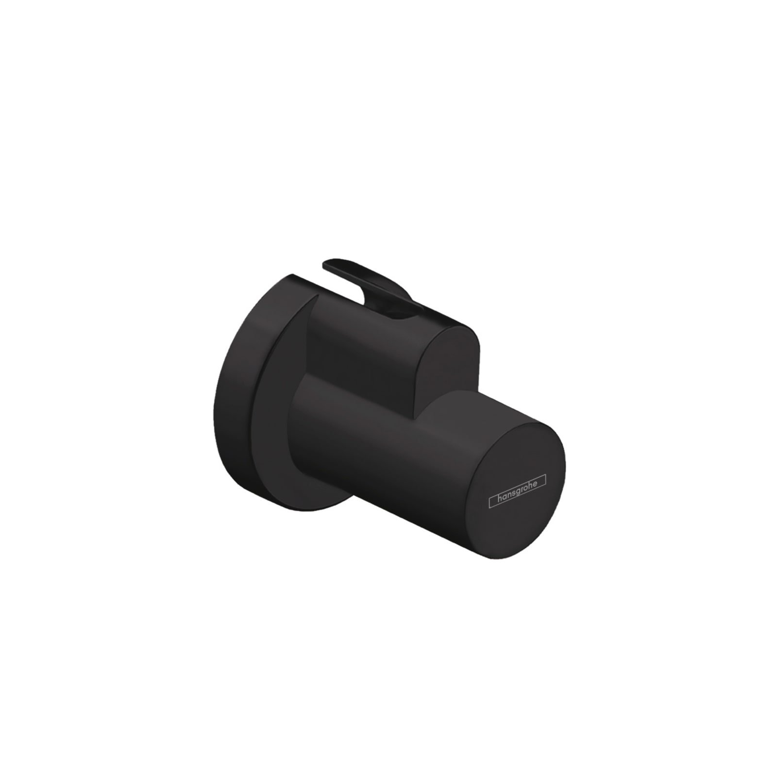 Hansgrohe Flowstar, Afdekrozet voor hoekstopkraan, mat zwart