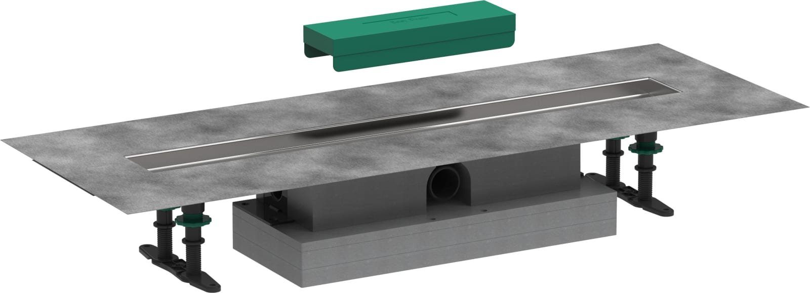 Hansgrohe uBox universal compl.set vlakke installatie - 700 te betegelen
