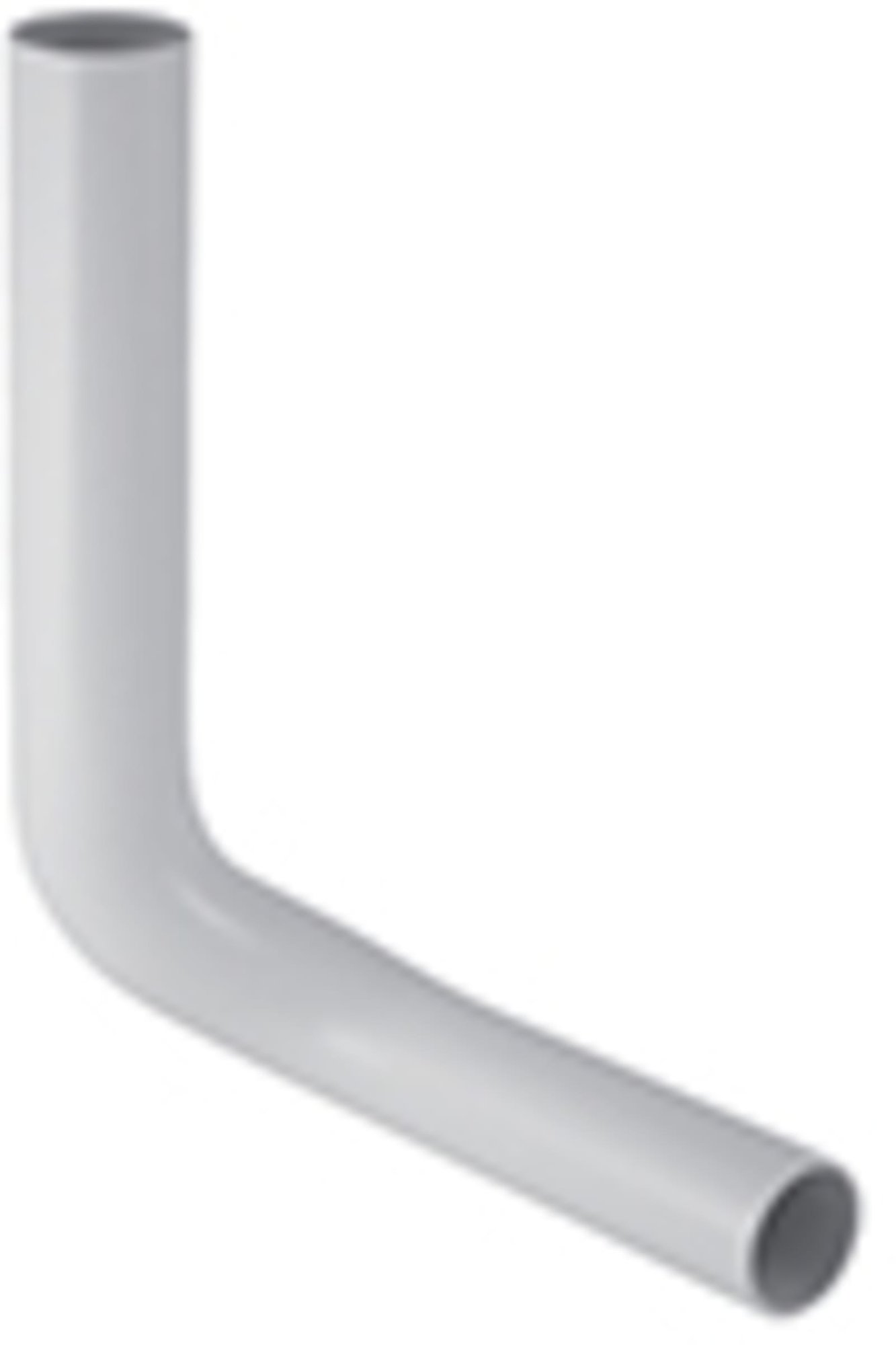 Geberit spoelbocht met sprong naar rechts 8cm wit d50x44