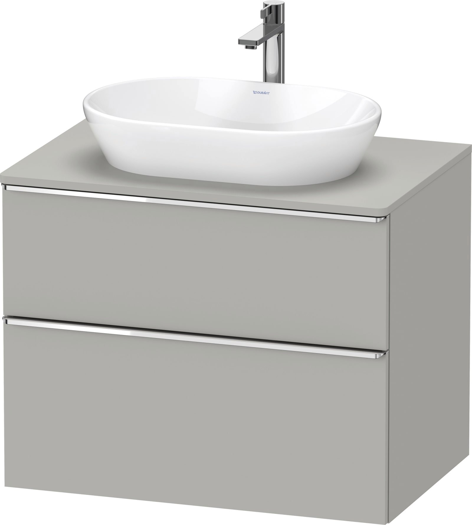 D-Neo Console wastafelonderbouw hangend Betongrijs Mat (1200895943)