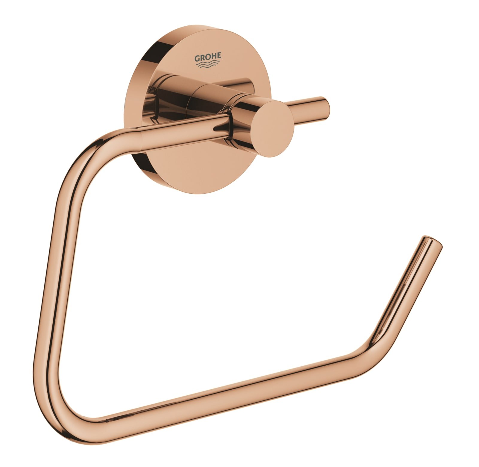 Grohe Essentials, Toiletrolhouder, rond, wand, 1-gats, metaal, warm sunset