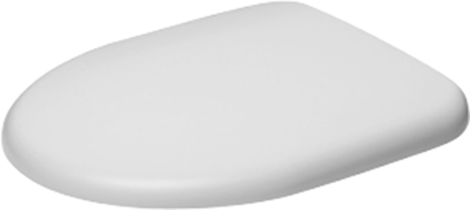 Duravit Architec closetzitting met deksel, scharnier: RVS, afneembaar, kleur: wit